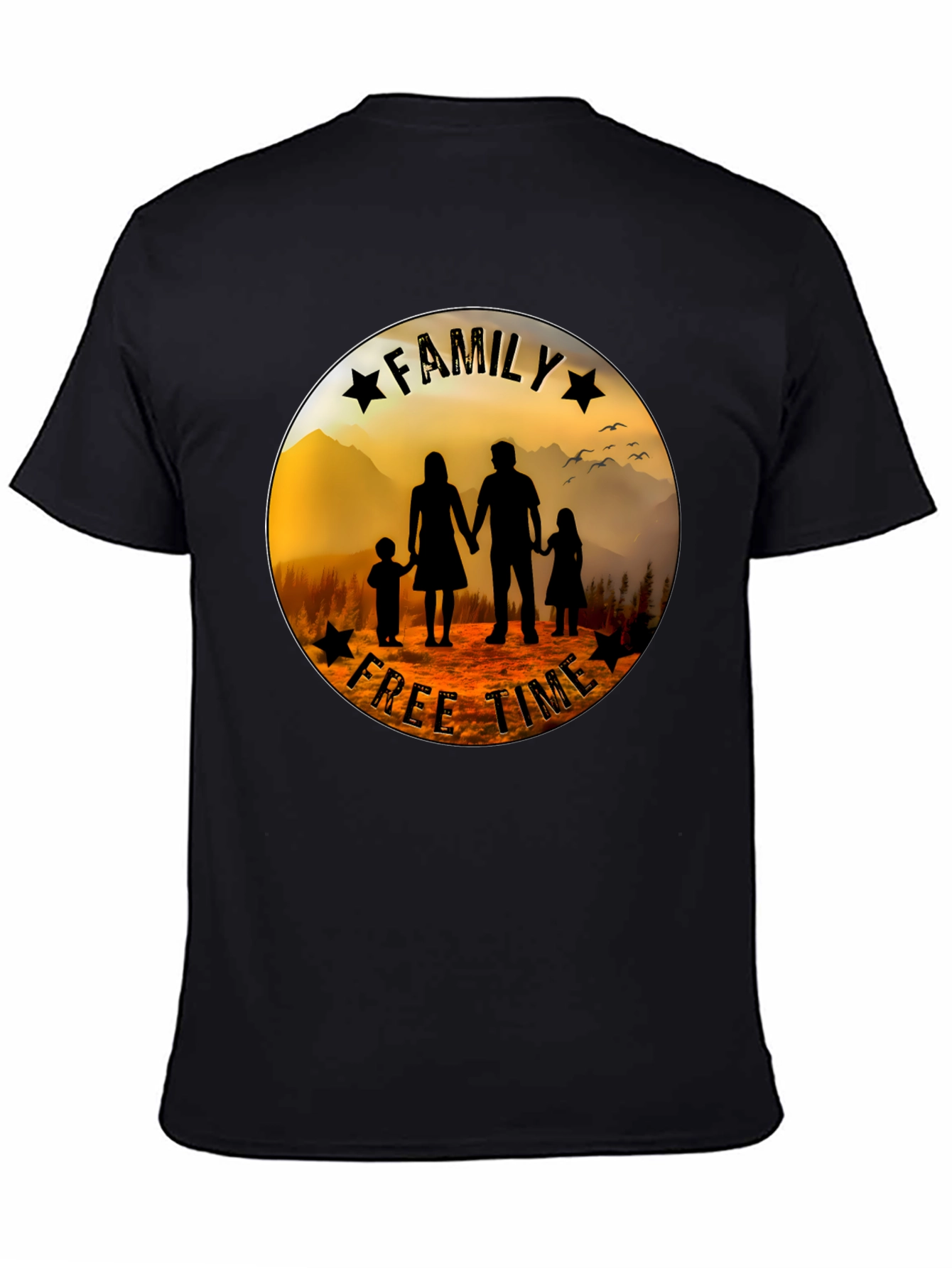 Family Free Time Graphic Tee