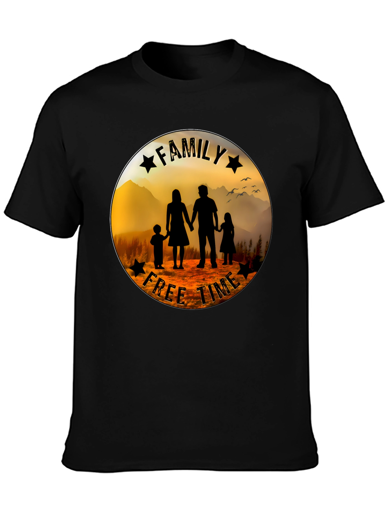 Family Free Time Graphic Tee