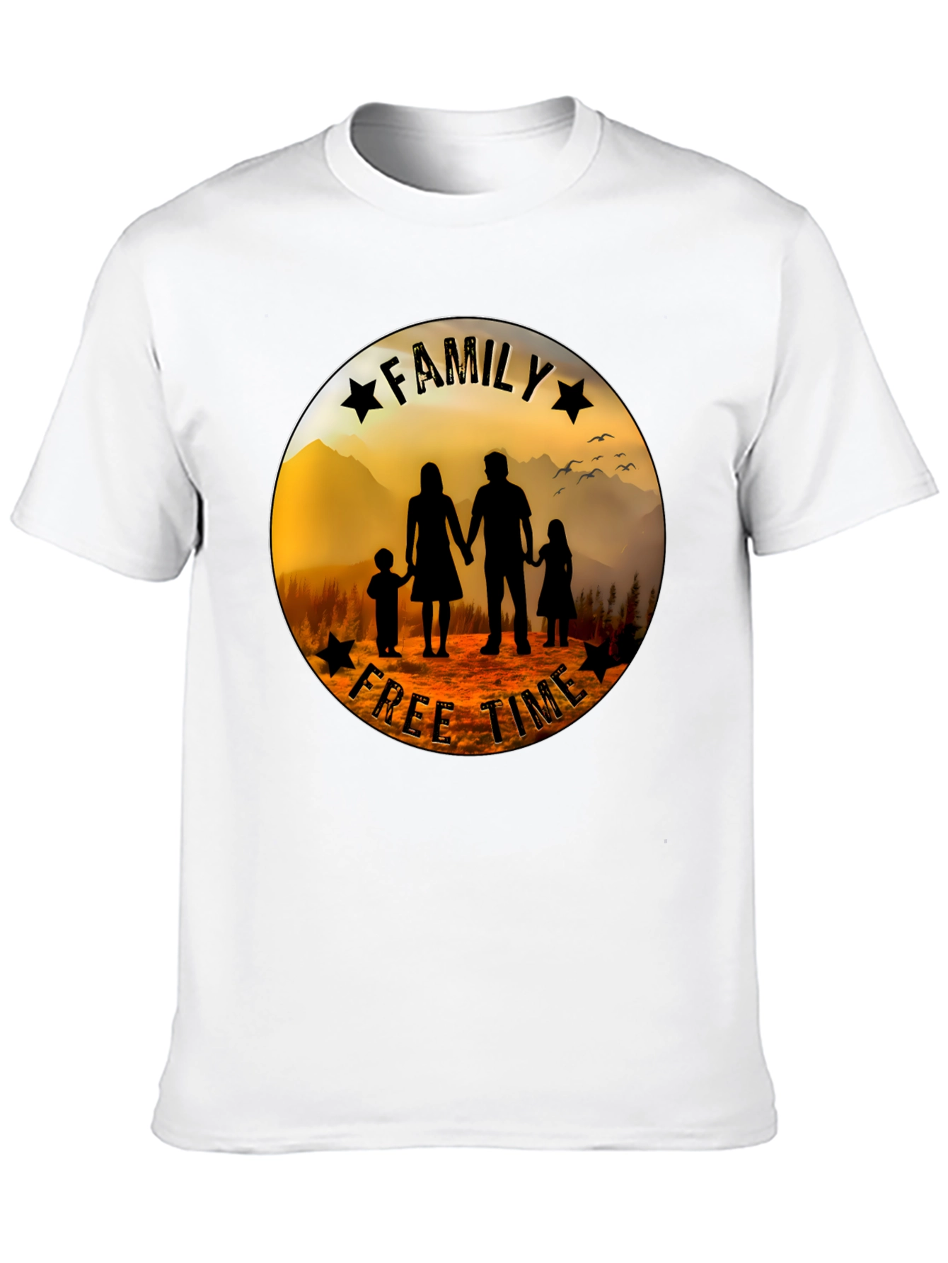 Family Free Time Graphic Tee