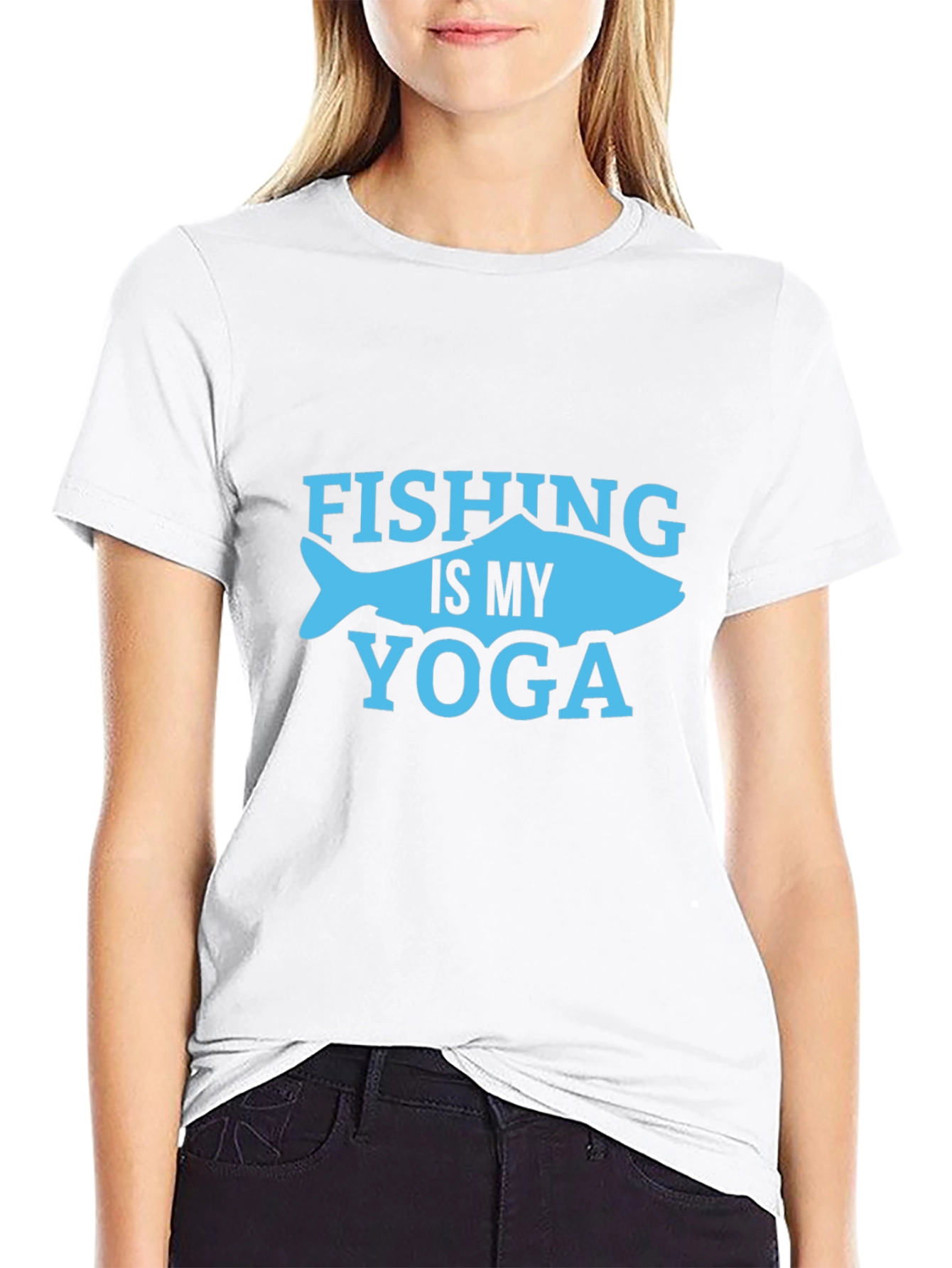 Fishing Is My Yoga Graphic Tee