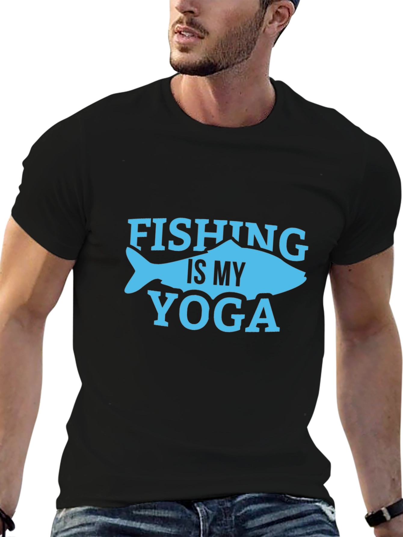 Fishing Is My Yoga Graphic Tee