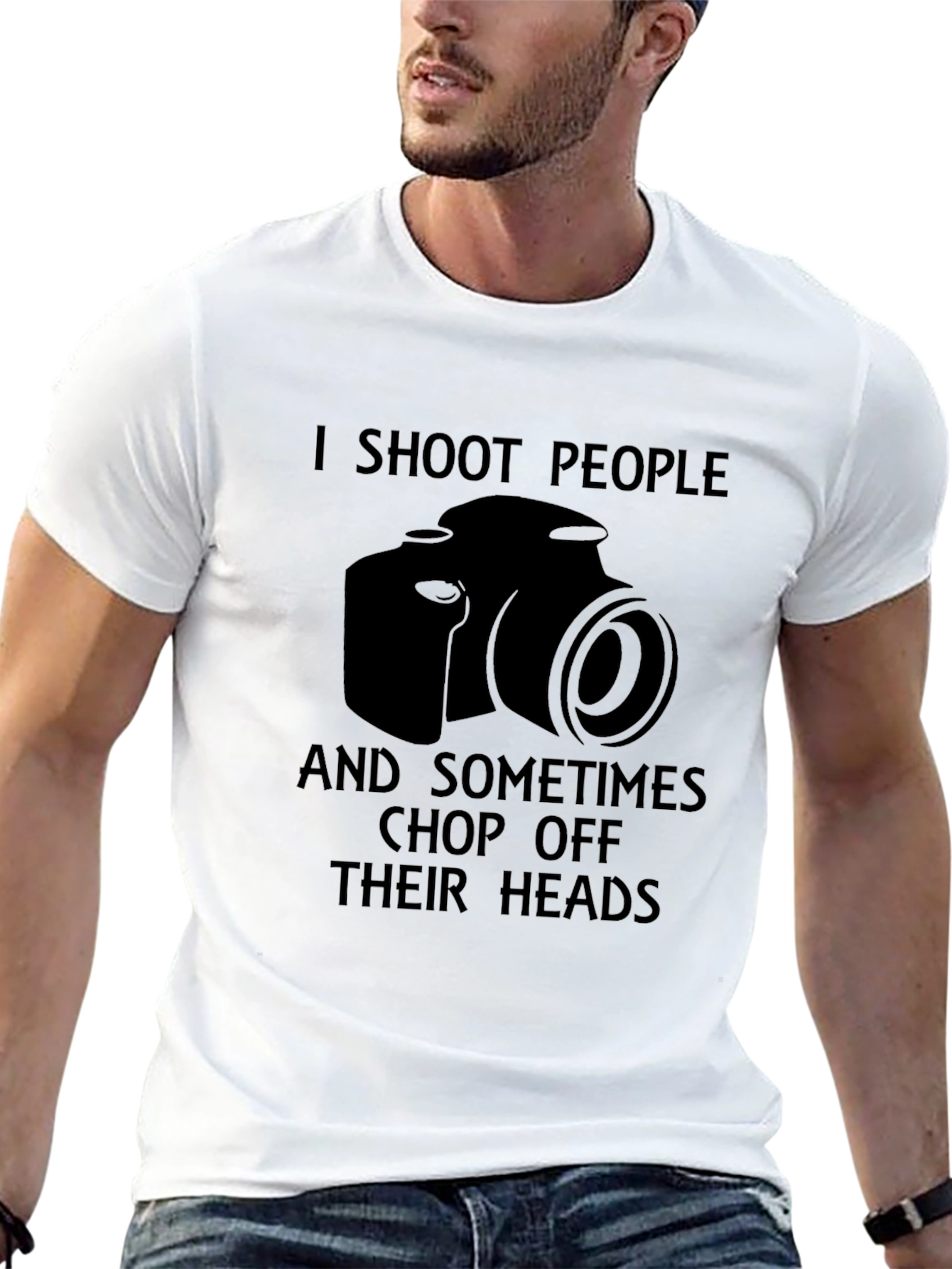 Funny Photography T-Shirt - I Shoot People Tee