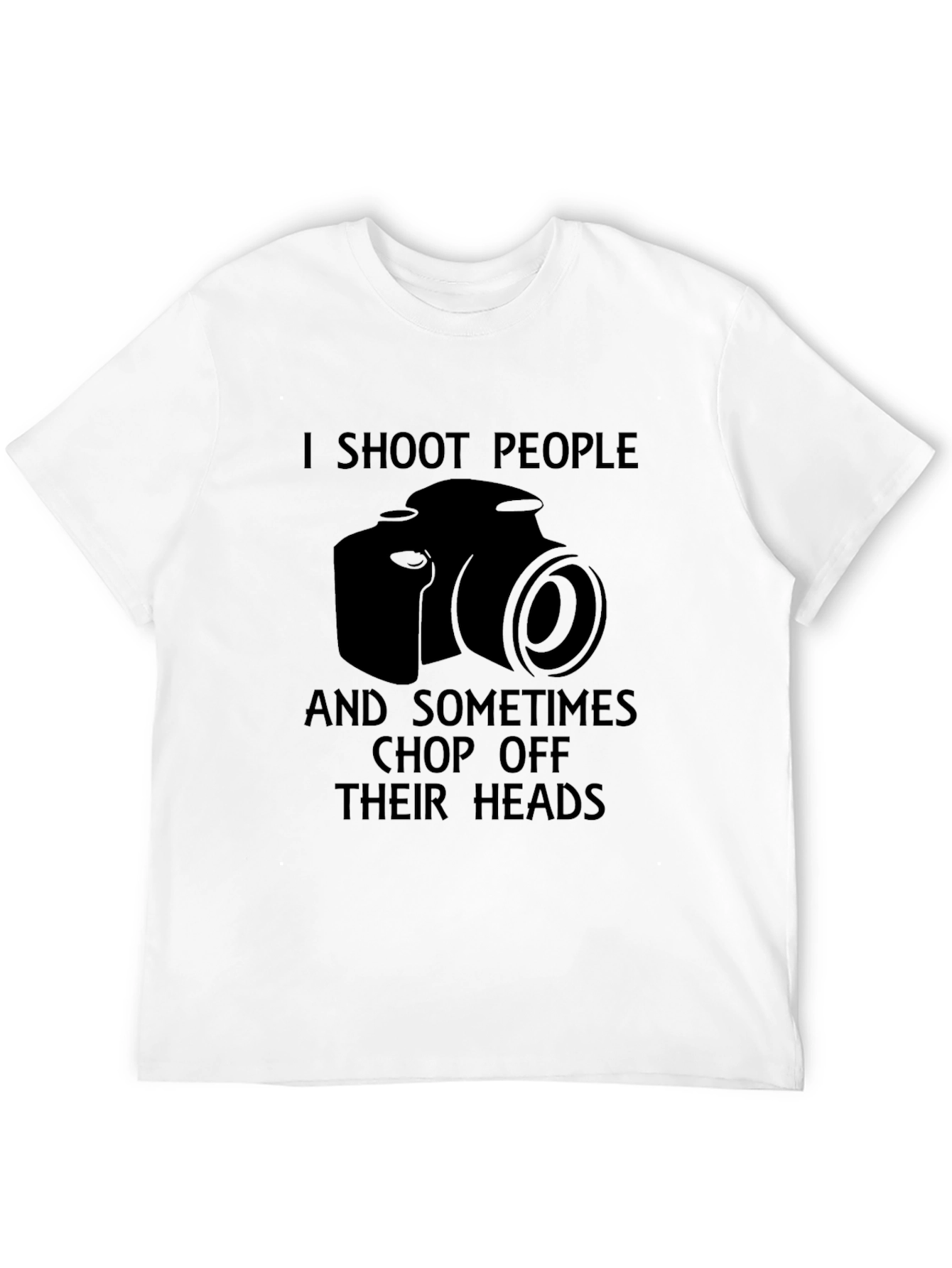 Funny Photography T-Shirt - I Shoot People Tee