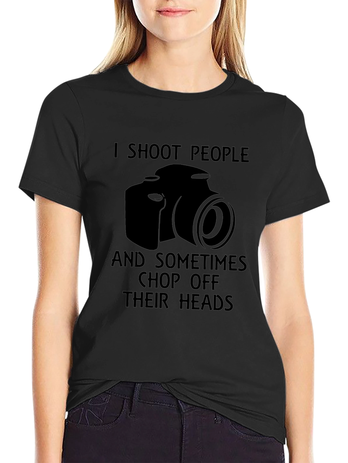 Funny Photography T-Shirt - I Shoot People Tee