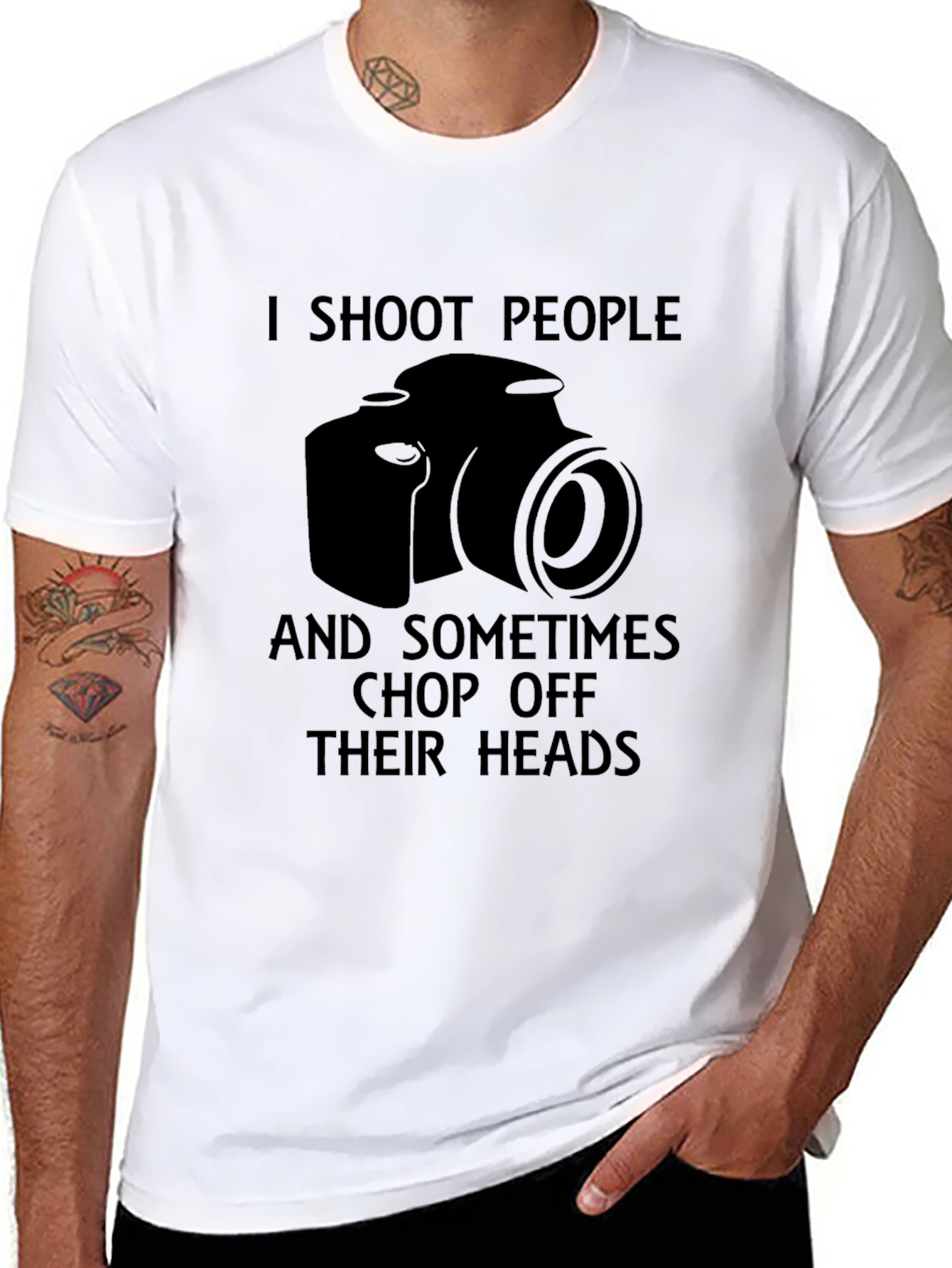 Funny Photography T-Shirt - I Shoot People Tee