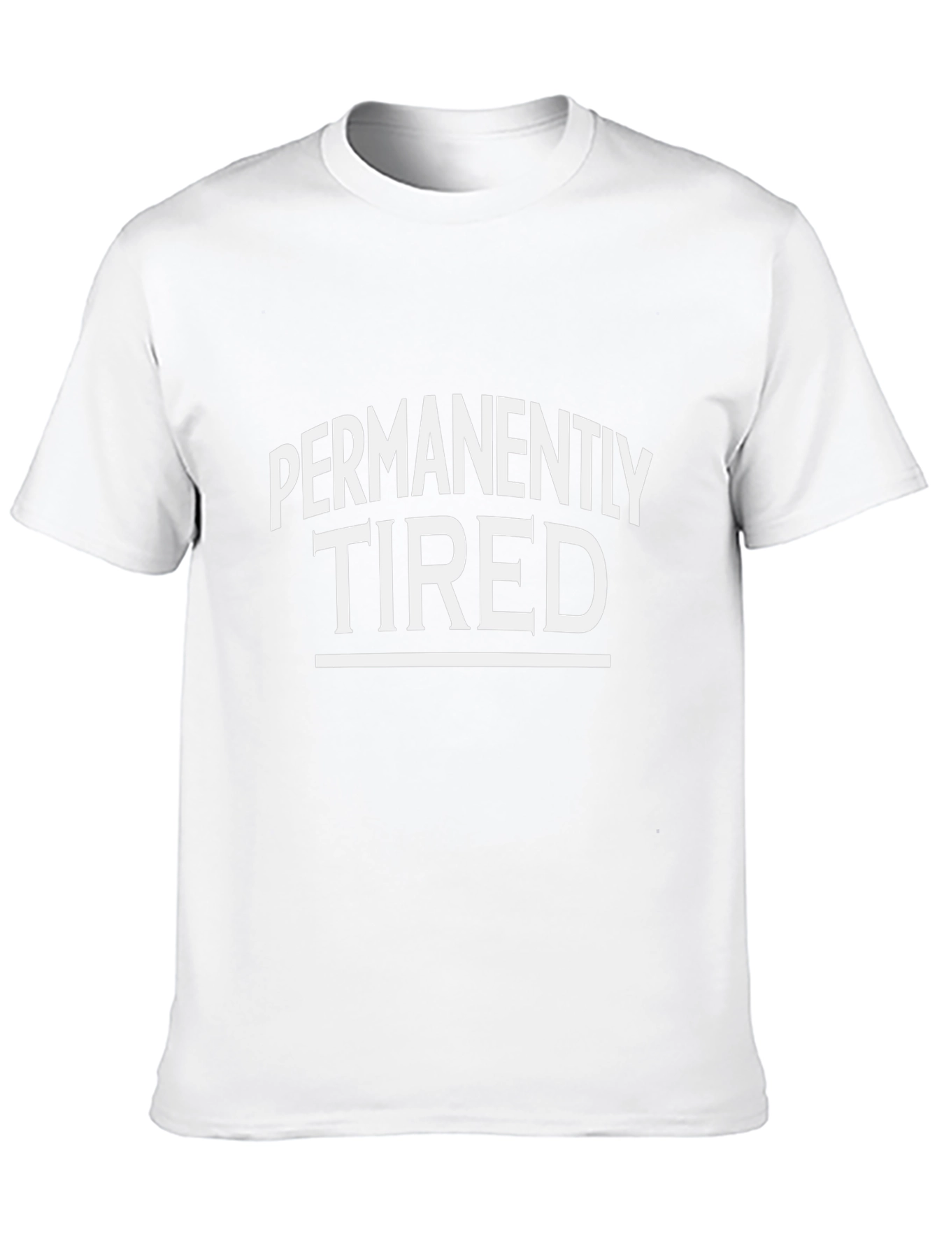 Permanently Tired Graphic Tee - Black Unisex T-Shirt