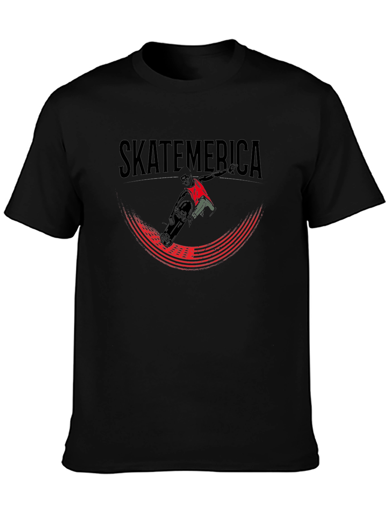 Skateamerica Graphic T-Shirt - Black