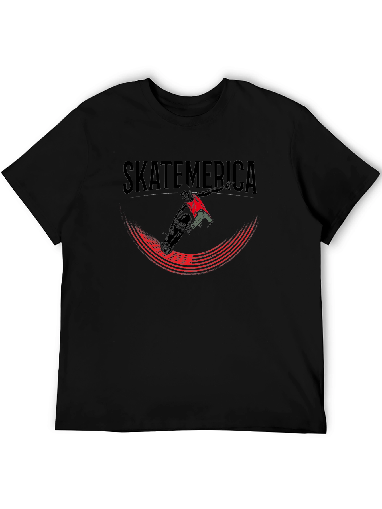 Skateamerica Graphic T-Shirt - Black