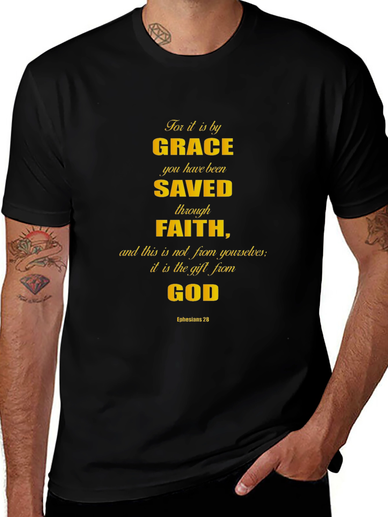 Grace Saved Faith God T-Shirt