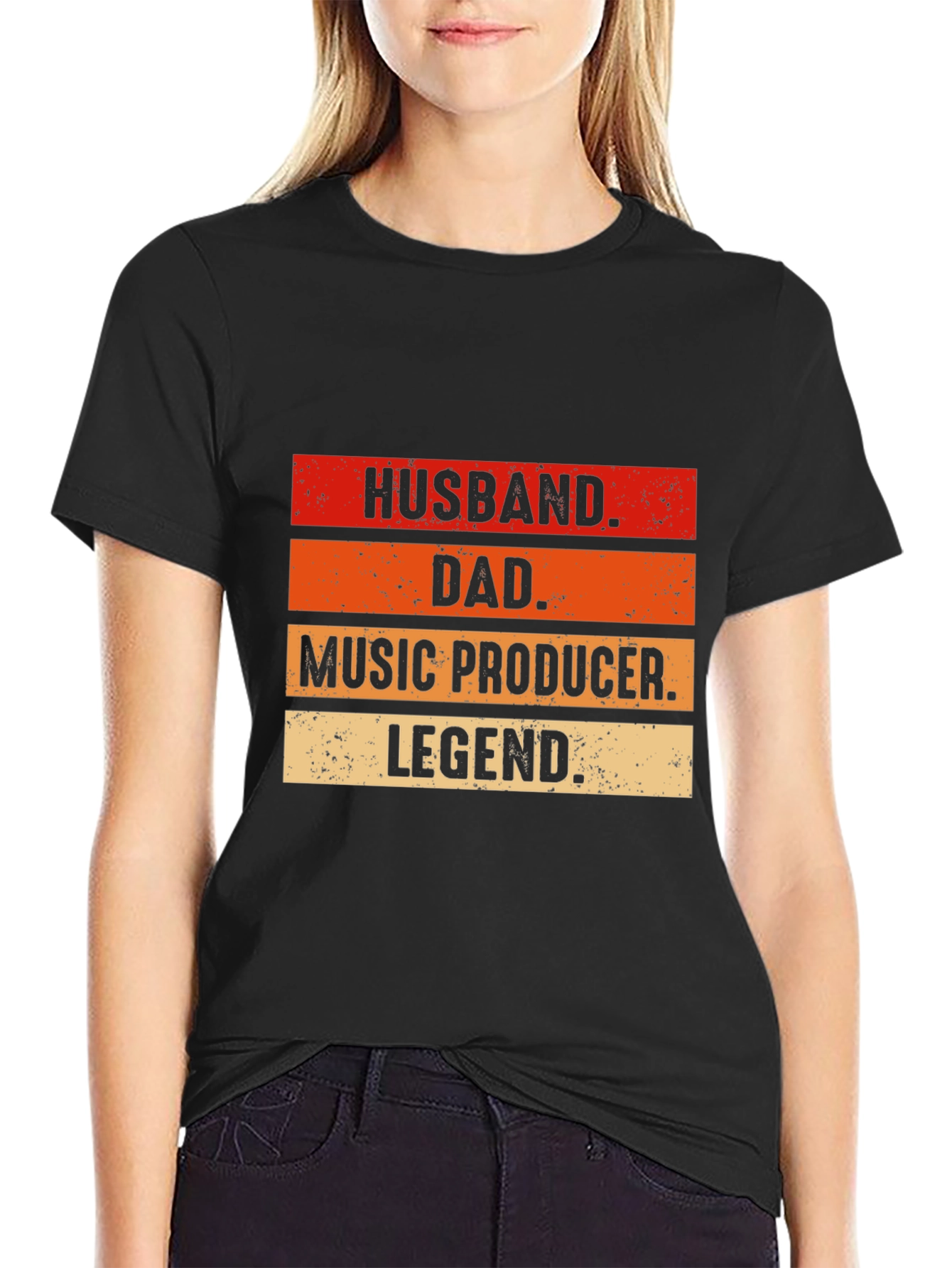 Husband Dad Music Producer Legend T-Shirt