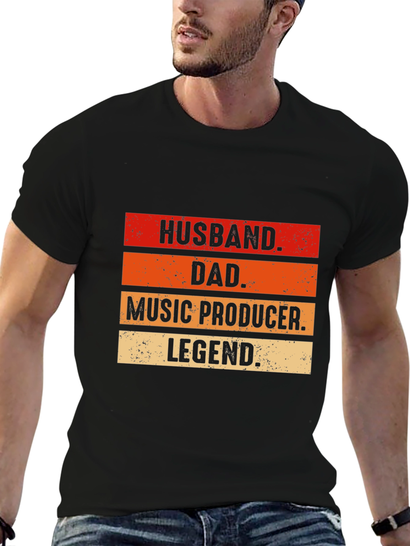 Husband Dad Music Producer Legend T-Shirt