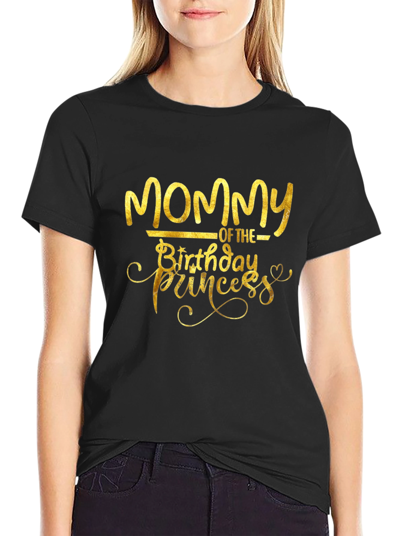 Mommy of the Birthday Princess Graphic Tee