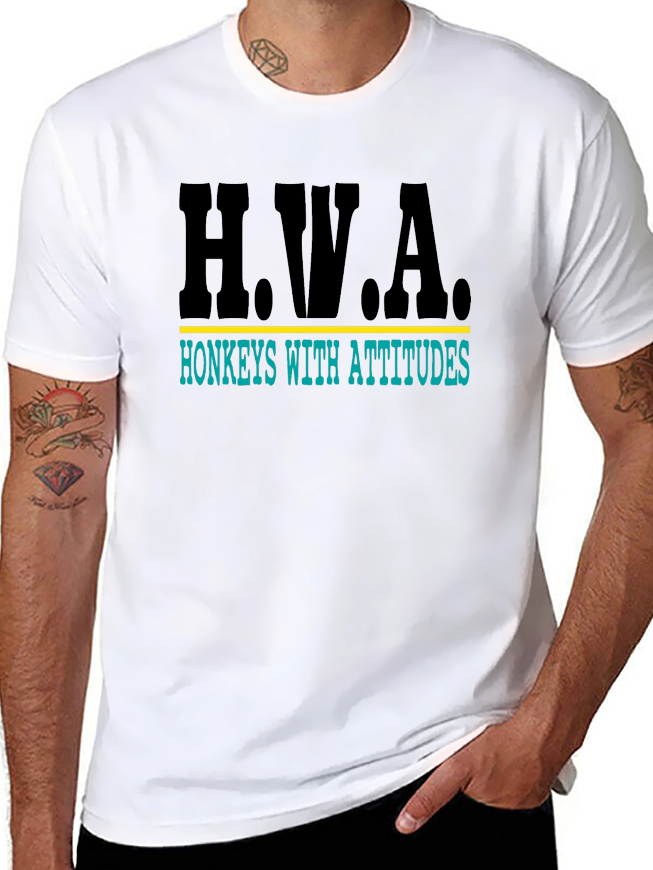 H.W.A. Honkeys With Attitudes Graphic Tee