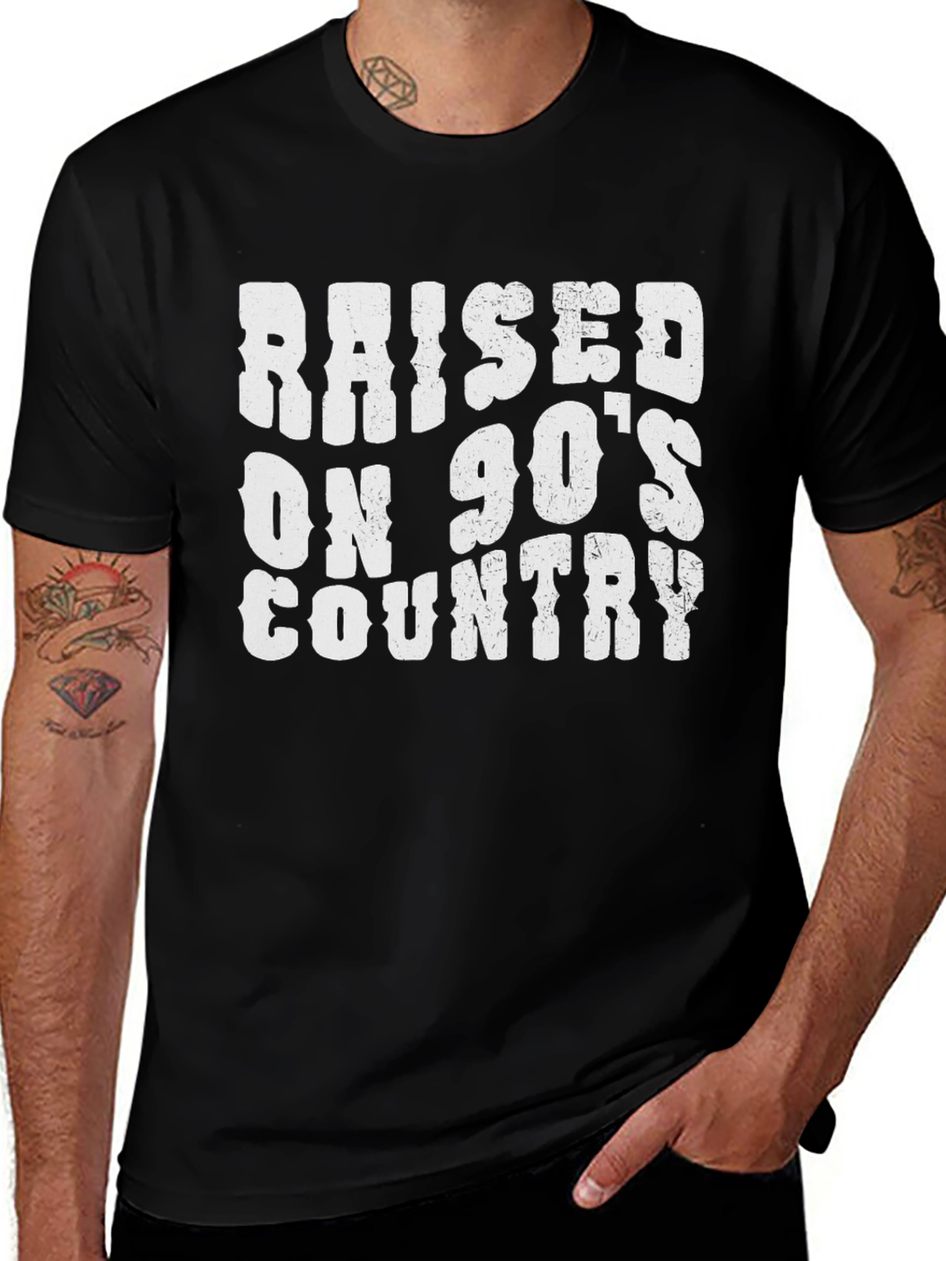 Raised on 90s Country Graphic T-Shirt