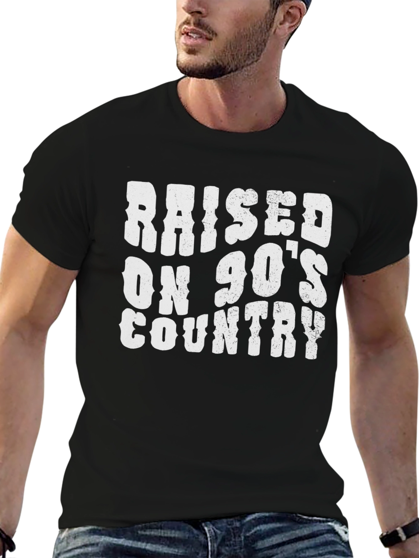 Raised on 90s Country Graphic T-Shirt