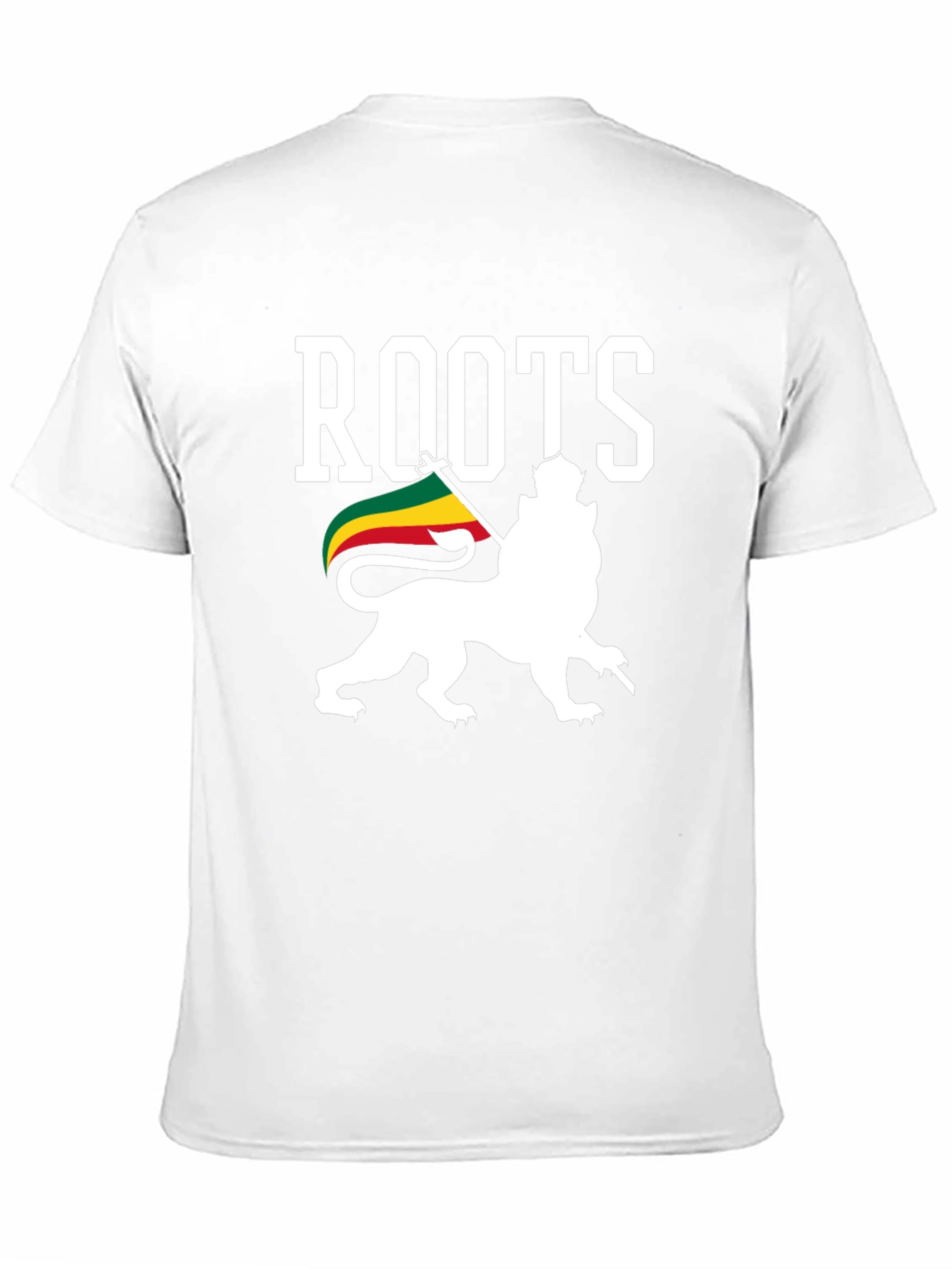 Roots Lion T-Shirt - Black Reggae Tee