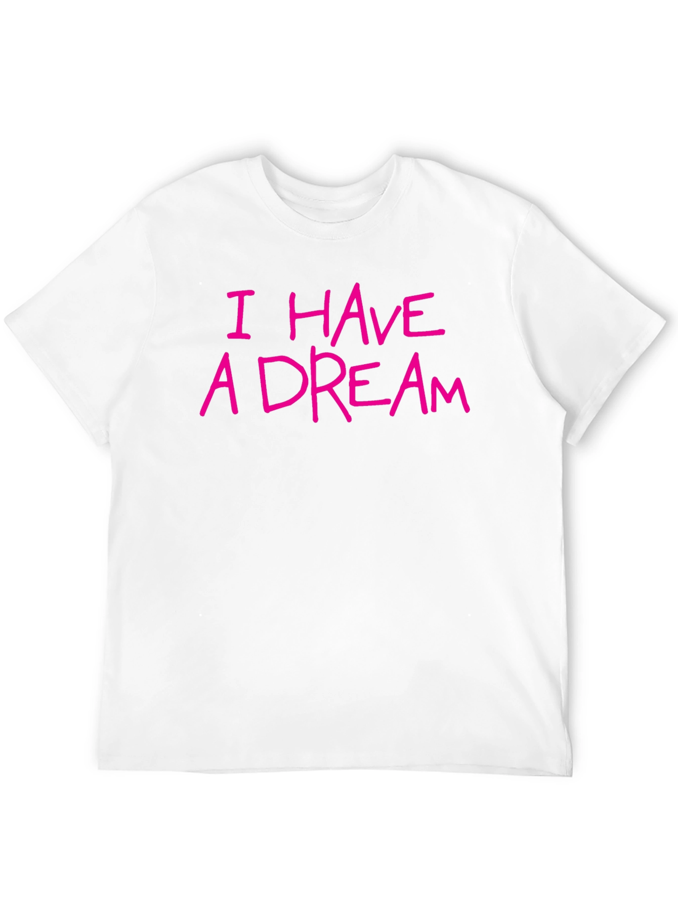 I Have A Dream T-Shirt Black Cotton Tee