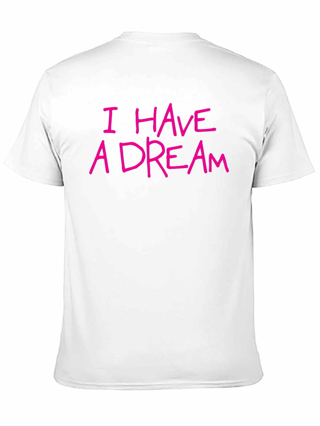 I Have A Dream T-Shirt Black Cotton Tee