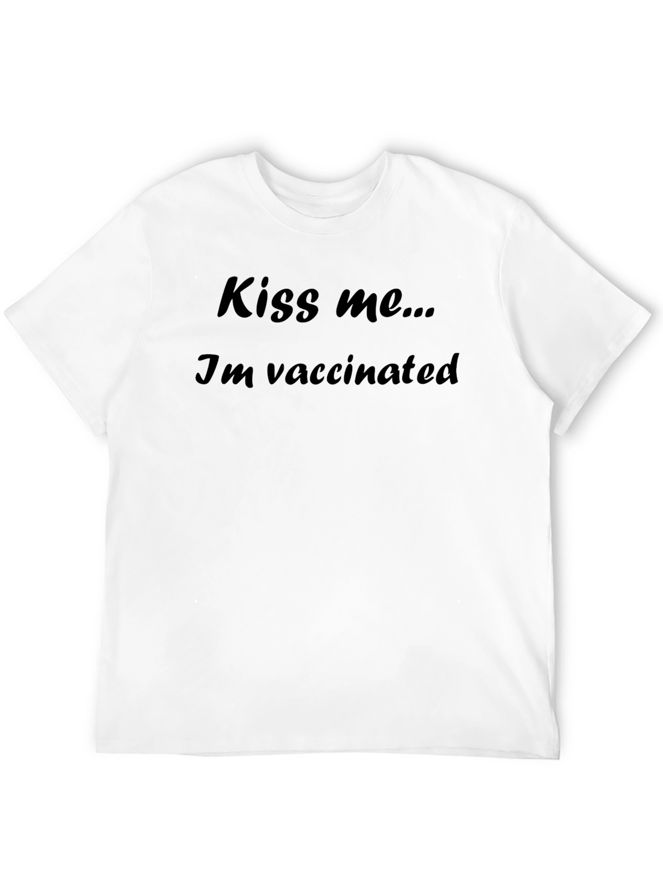 Kiss Me Im Vaccinated Graphic Tee - Unisex