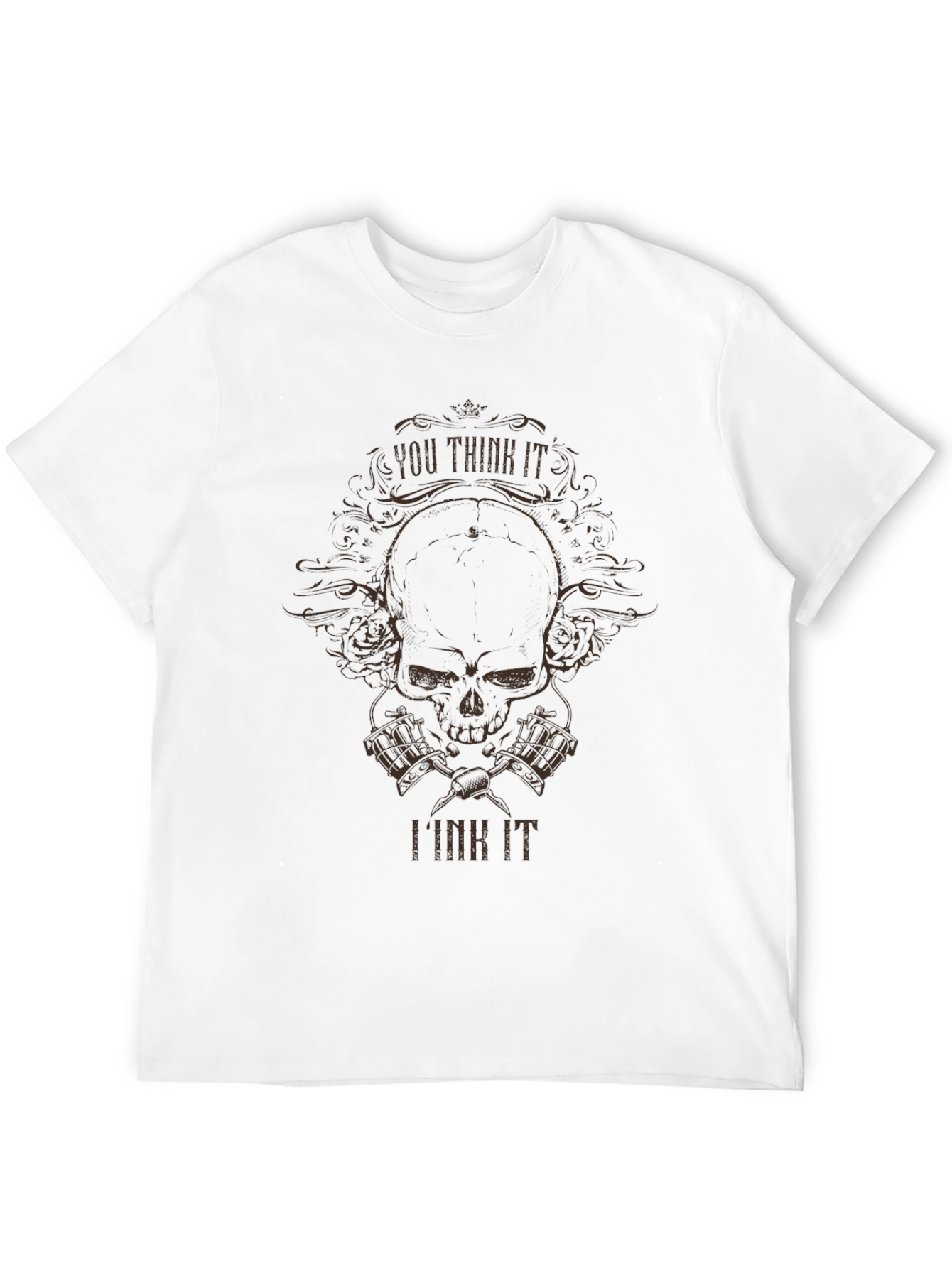 You Think It I Ink It Skull Tattoo T-Shirt