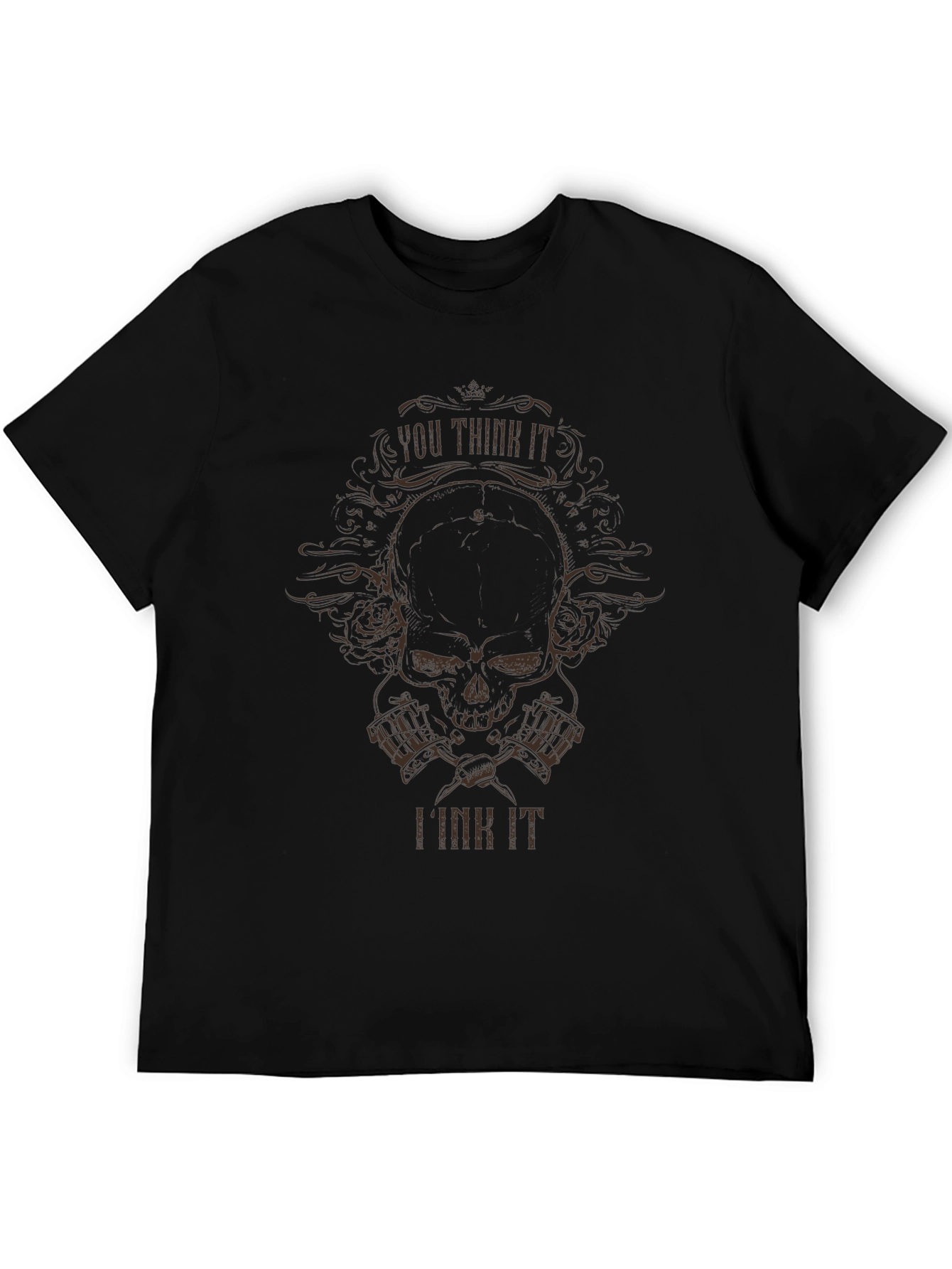 You Think It I Ink It Skull Tattoo T-Shirt