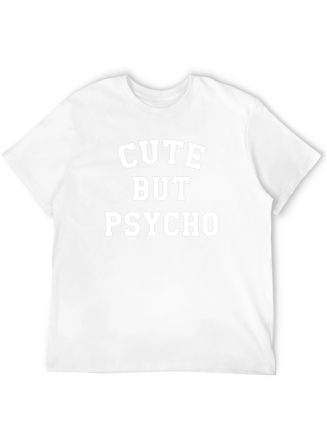 Cute But Psycho Graphic Tee - Black Unisex T-Shirt
