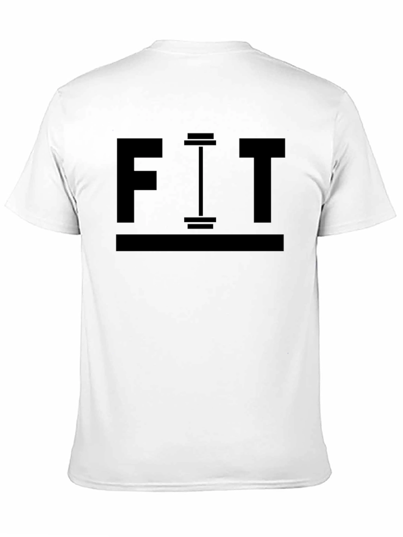 Fit Black Graphic T-Shirt - Workout Motivation