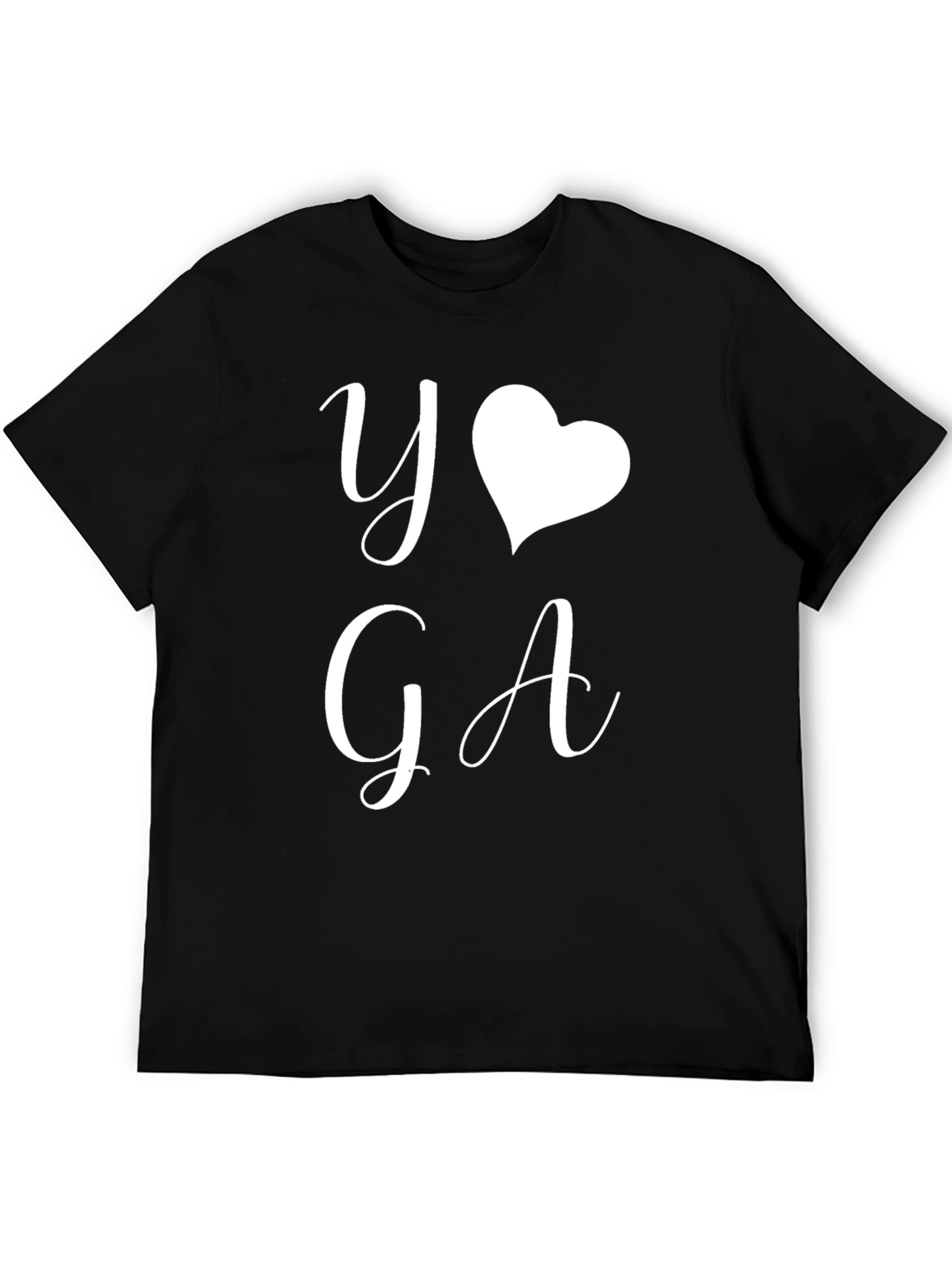 Yoga Love Black T-Shirt - Stylish Comfort