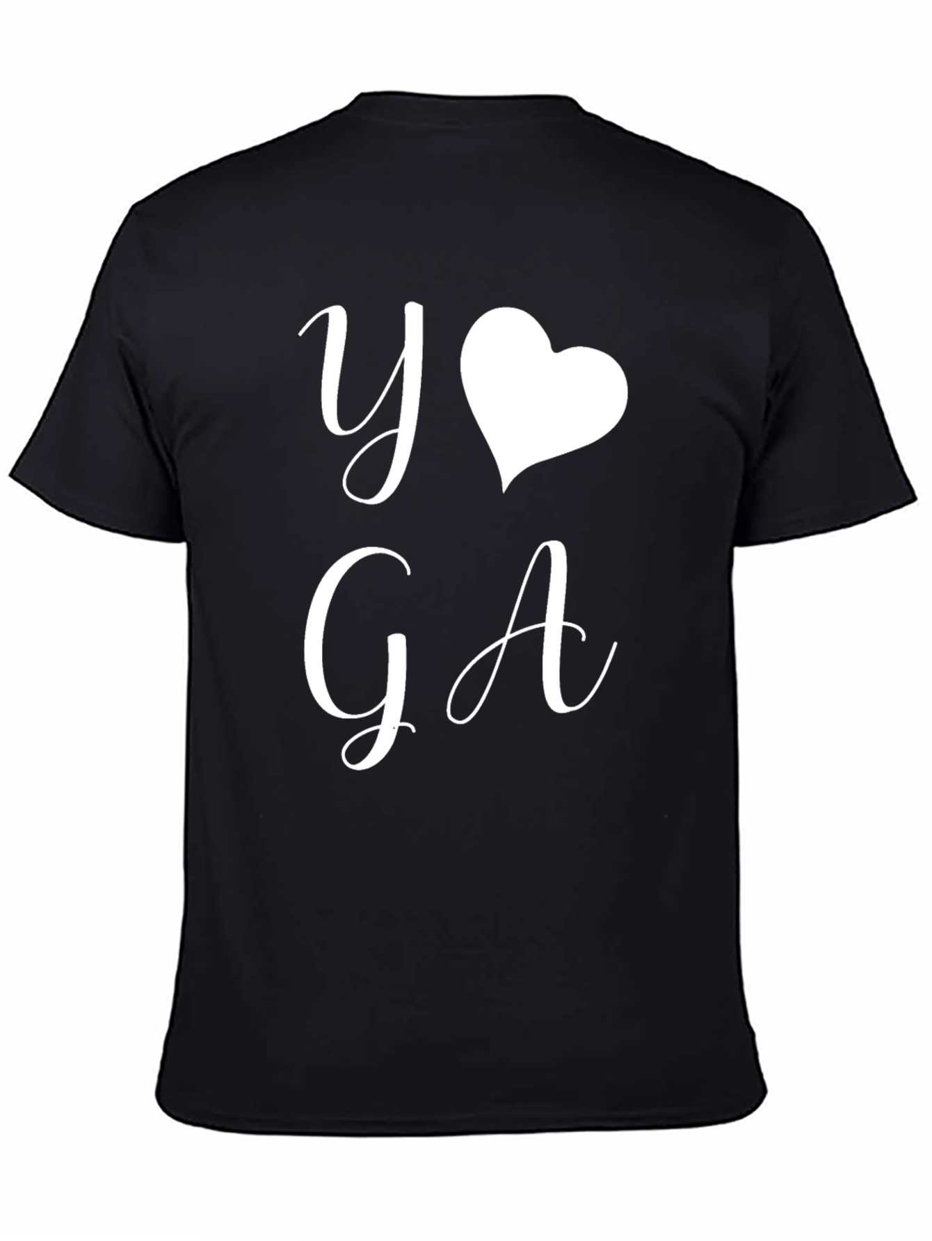 Yoga Love Black T-Shirt - Stylish Comfort