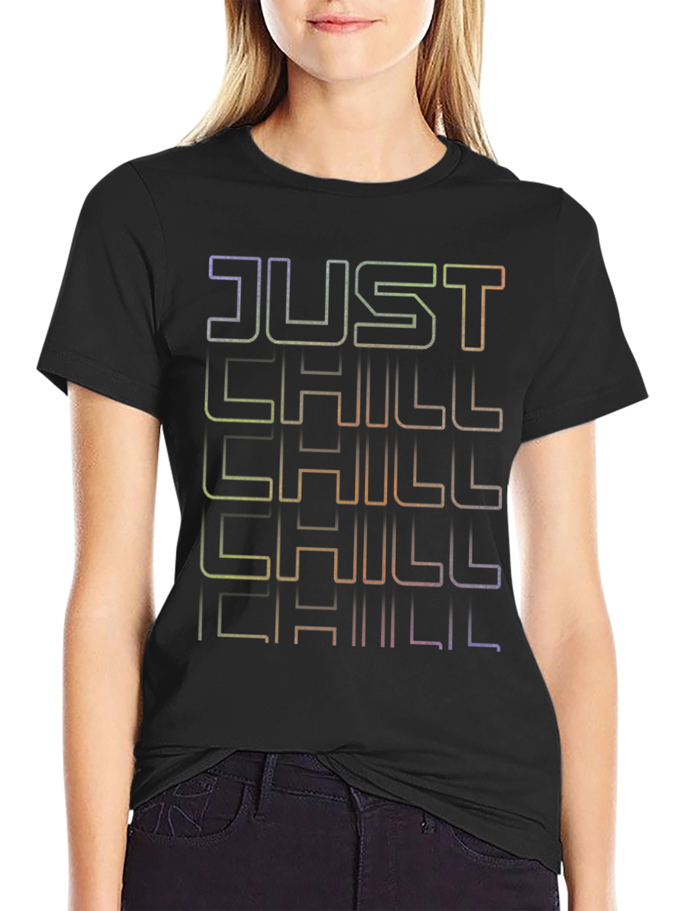 Just Chill Graphic Tee - Relaxed Fit