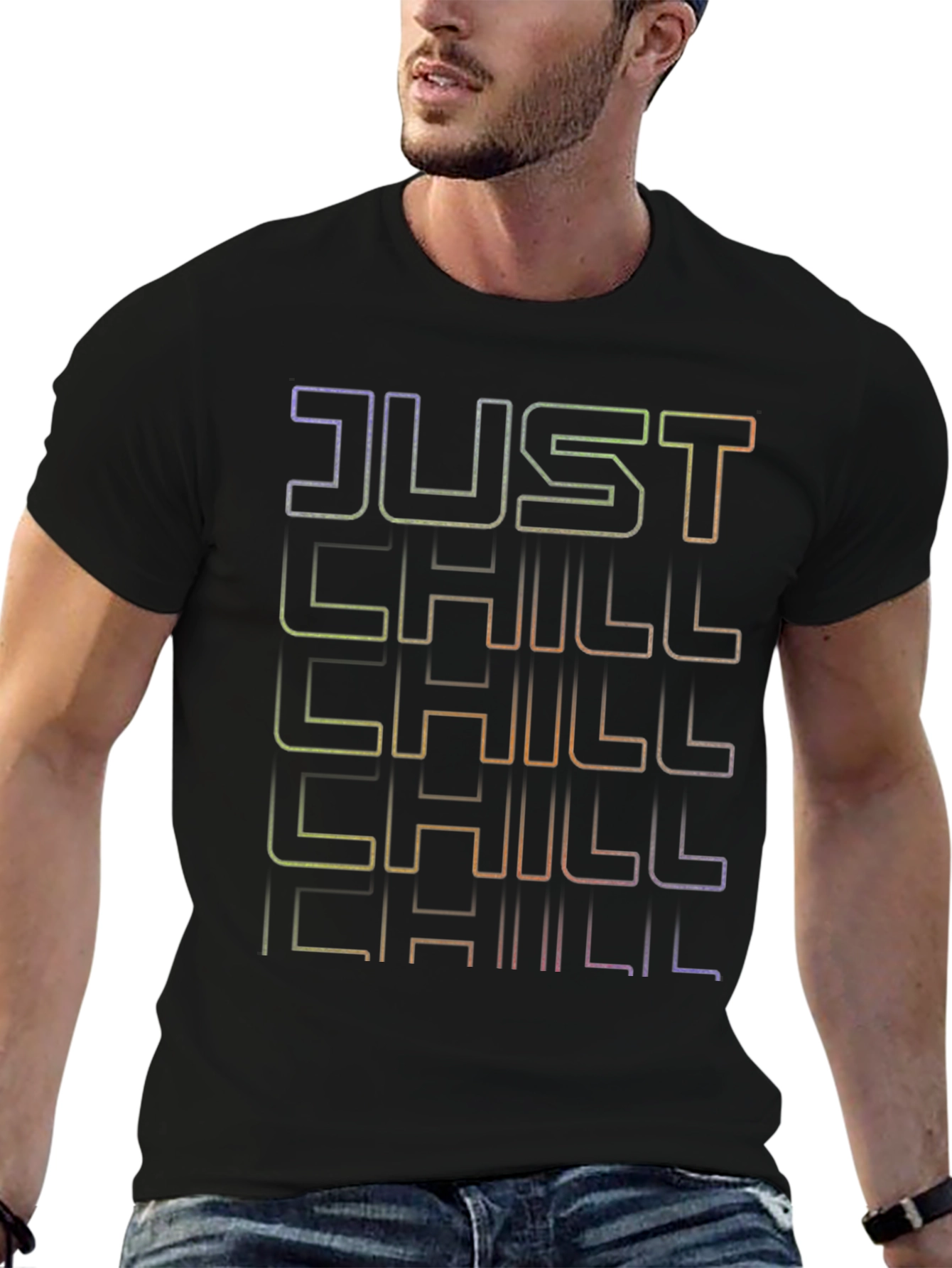 Just Chill Graphic Tee - Relaxed Fit