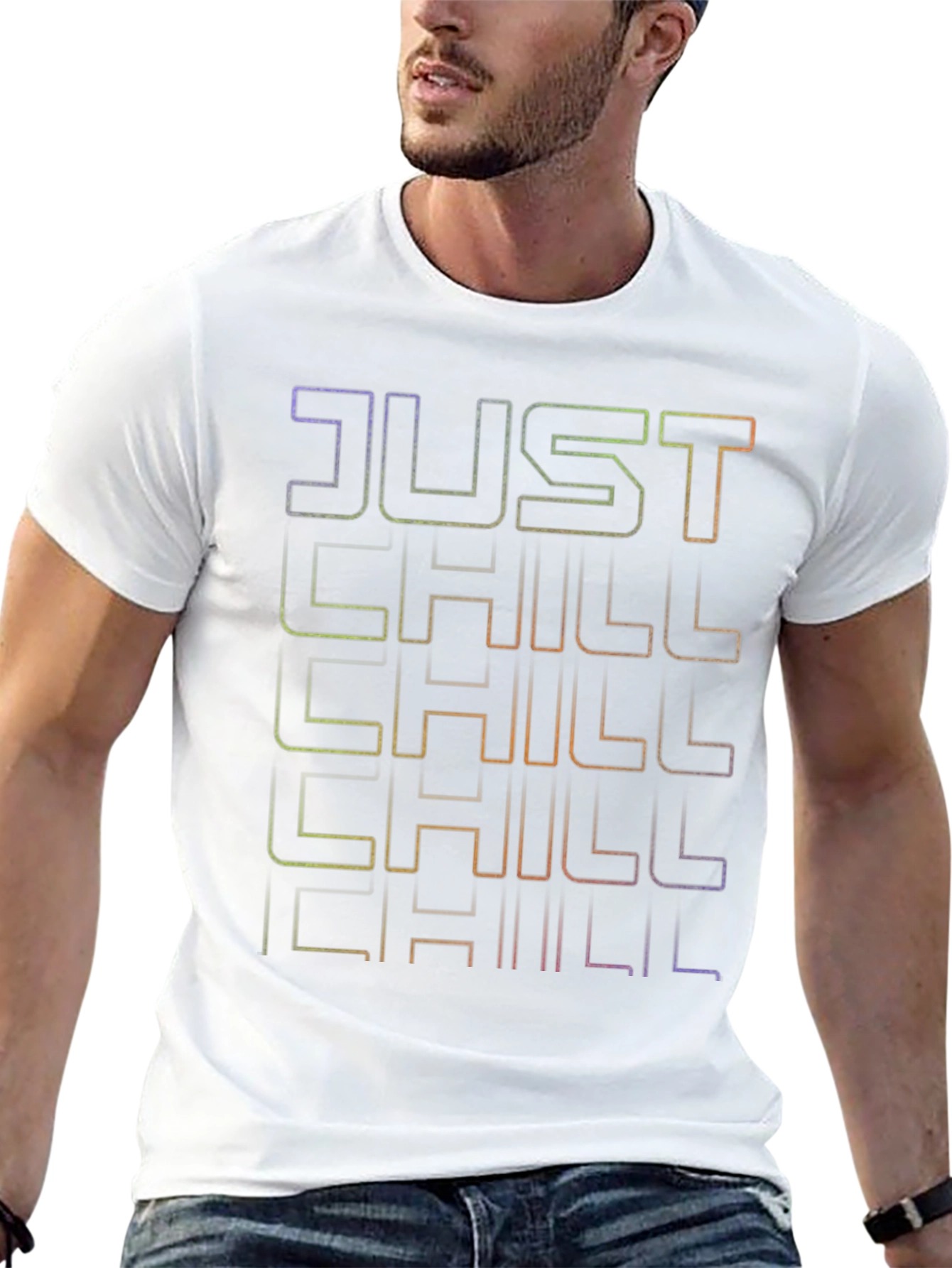 Just Chill Graphic Tee - Relaxed Fit