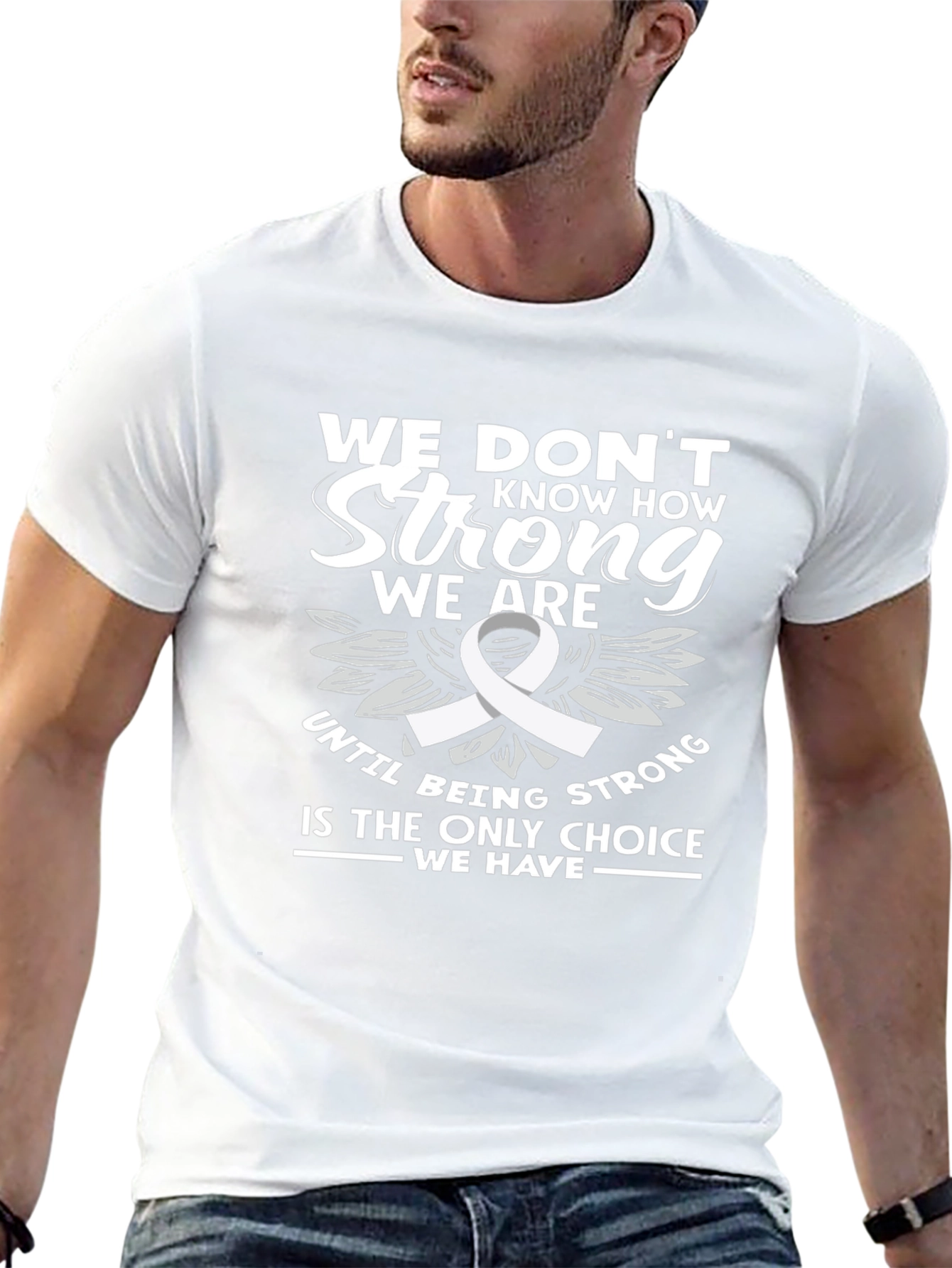 Inspirational Strength T-Shirt - Cancer Awareness