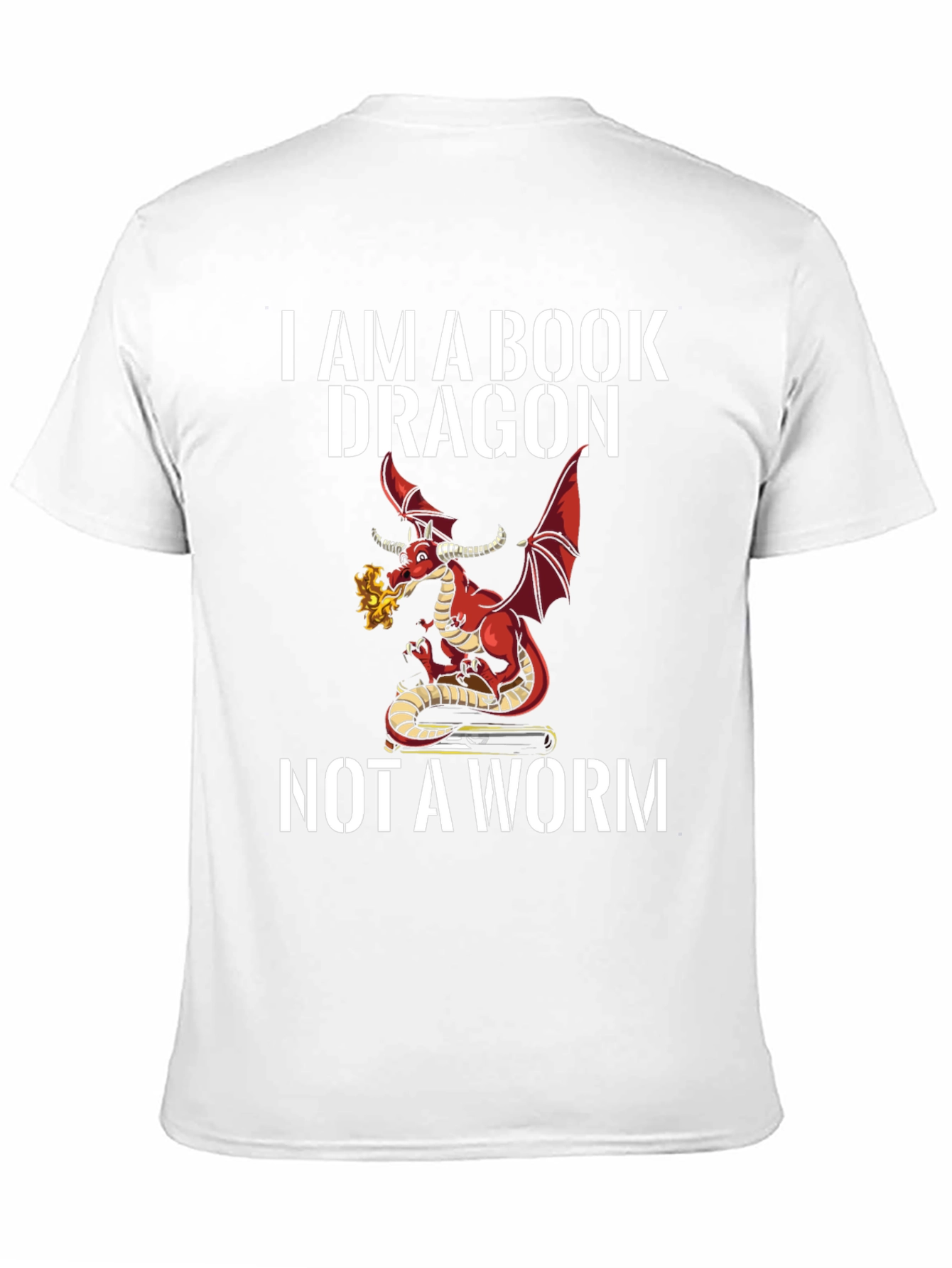Book Dragon Graphic T-Shirt