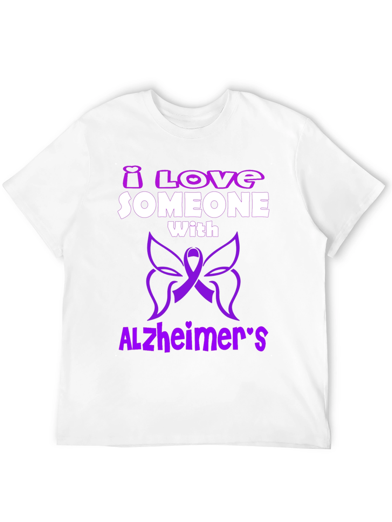 Alzheimers Awareness T-Shirt - Love Someone