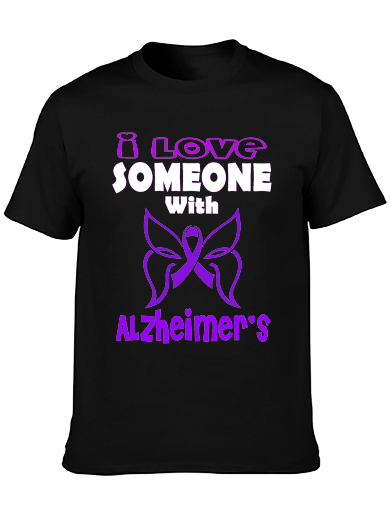 Alzheimers Awareness T-Shirt - Love Someone