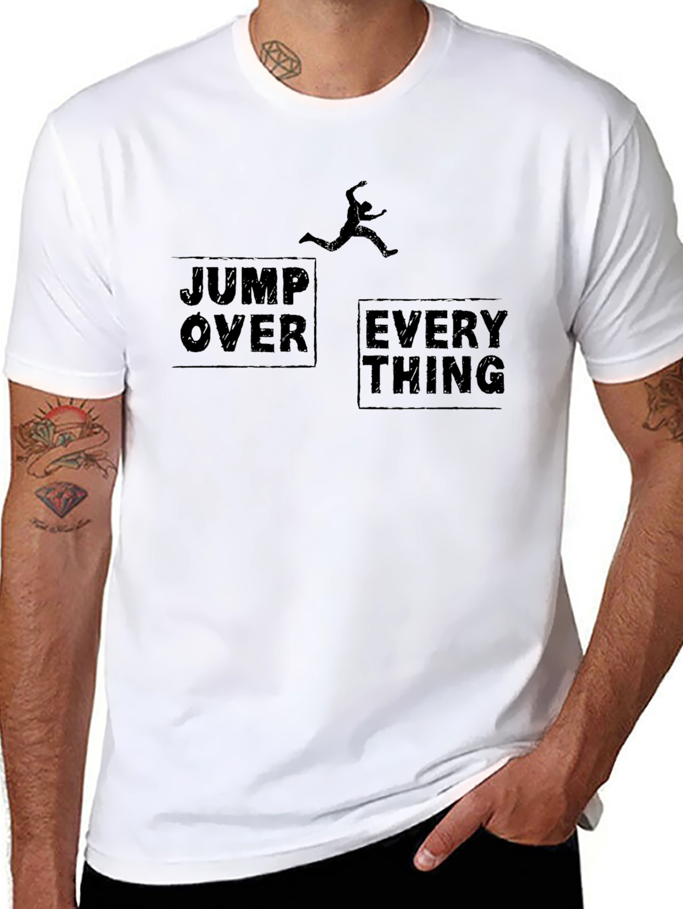 Jump Over Everything Graphic Tee - Mens