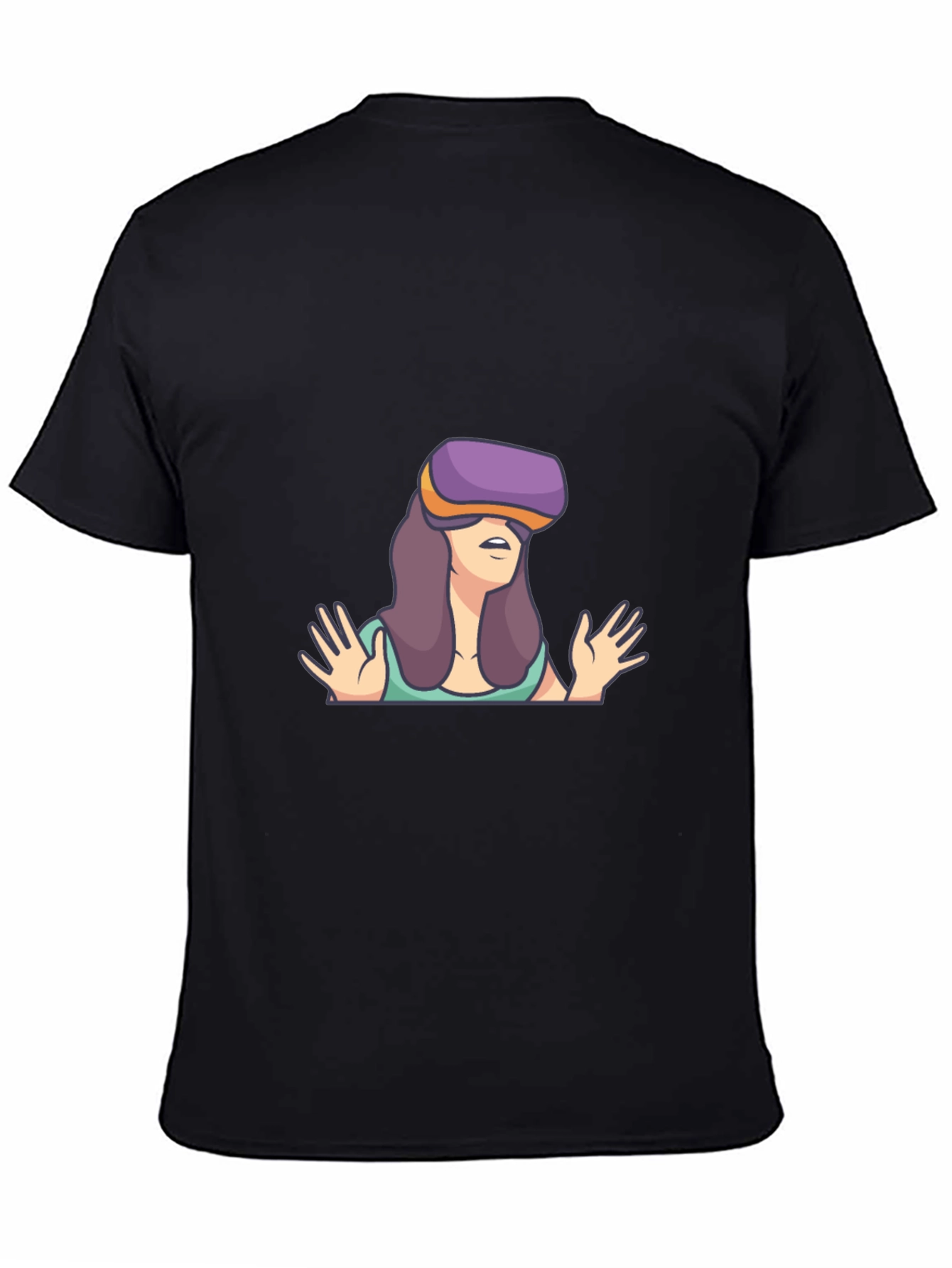 VR Cartoon Graphic T-Shirt