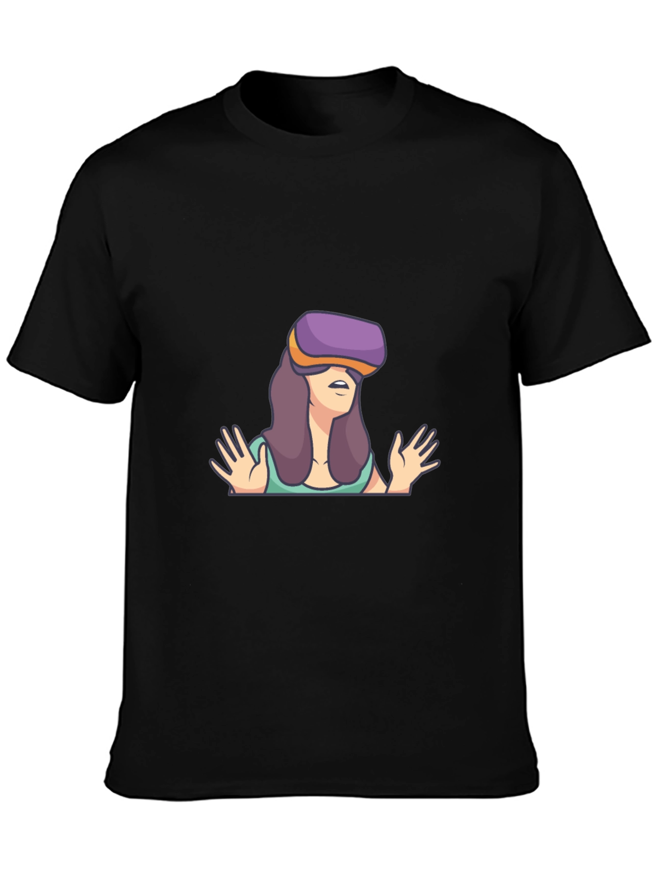VR Cartoon Graphic T-Shirt