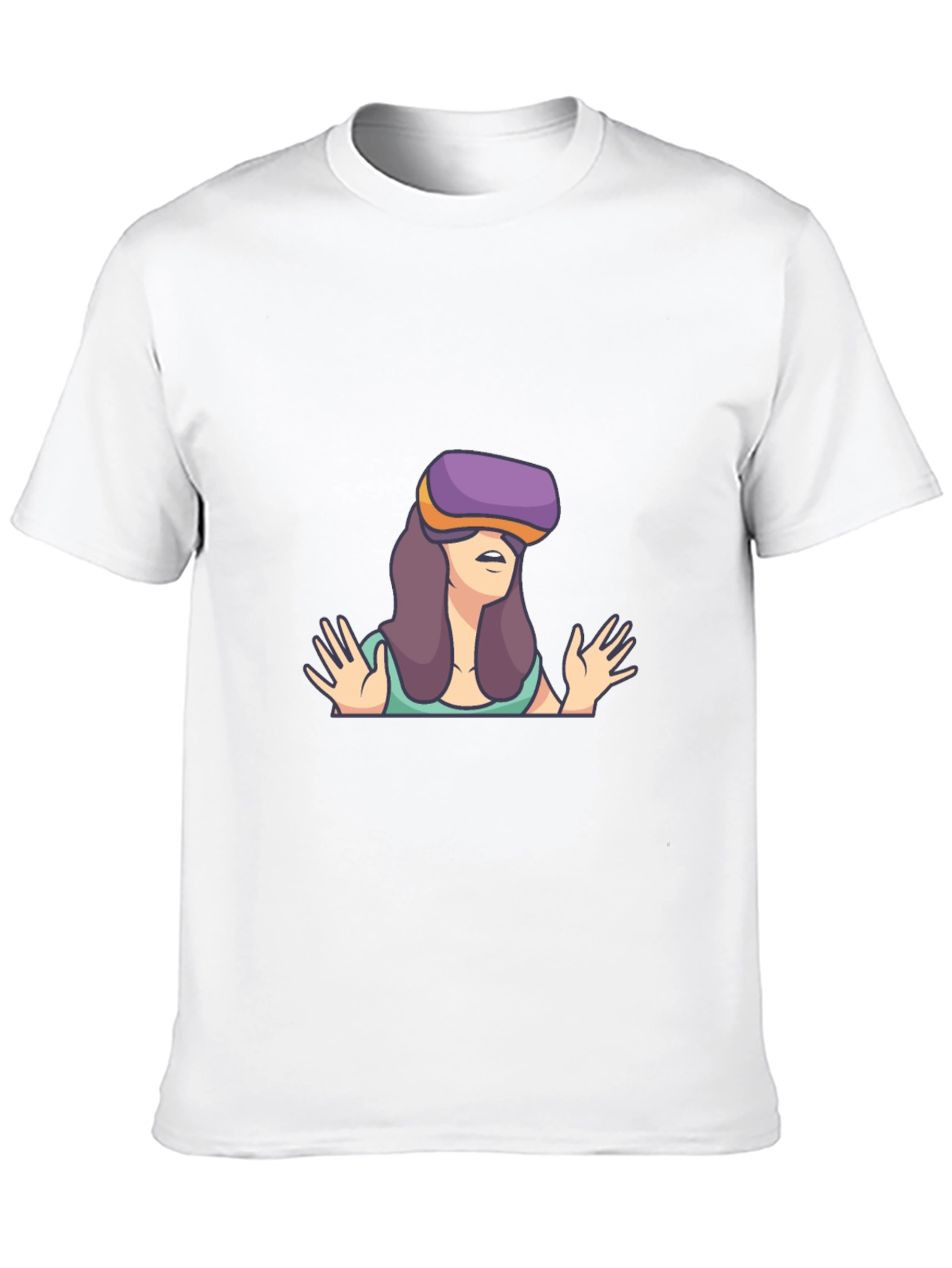 VR Cartoon Graphic T-Shirt
