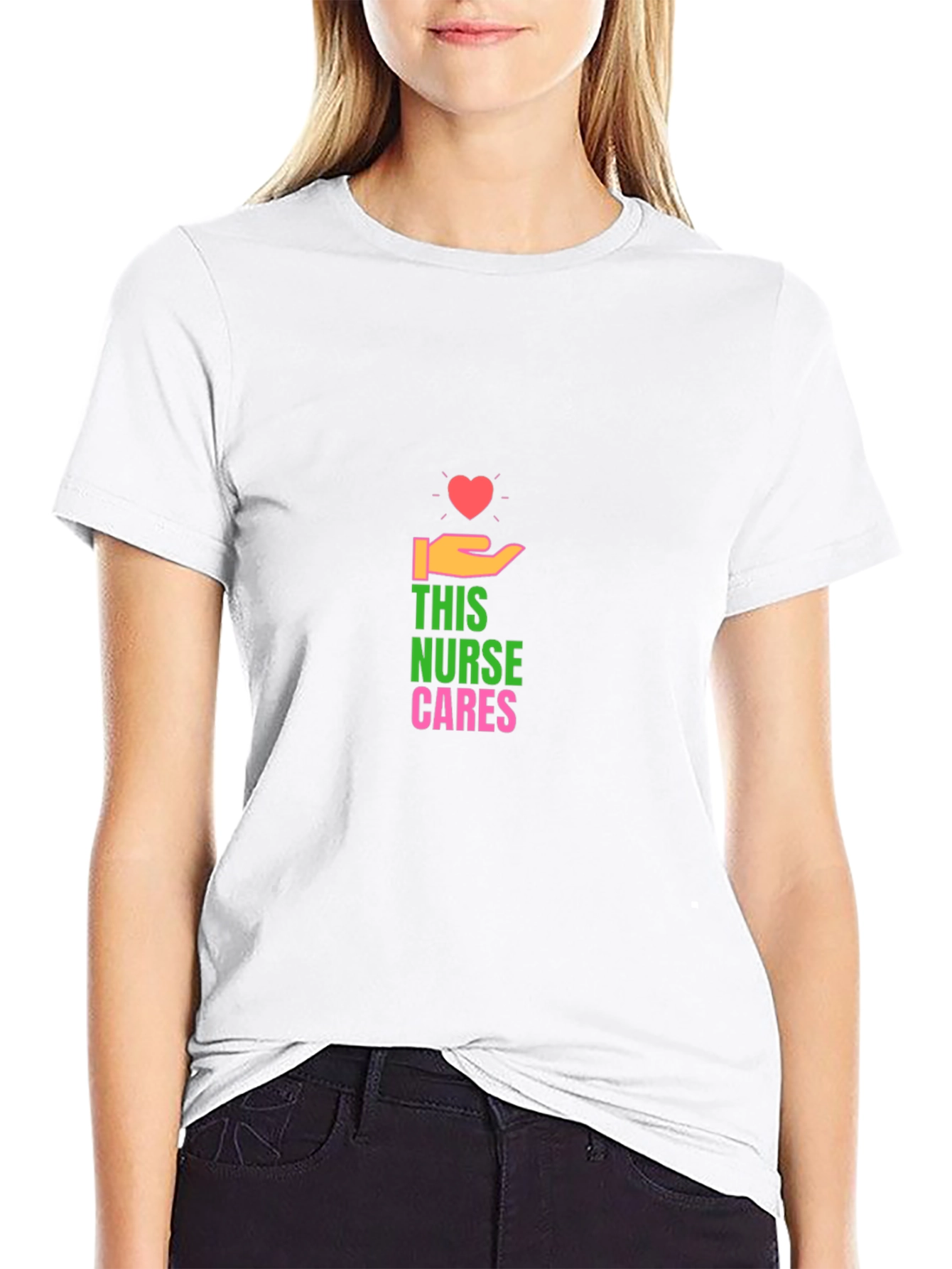 Nurse Cares Graphic T-Shirt