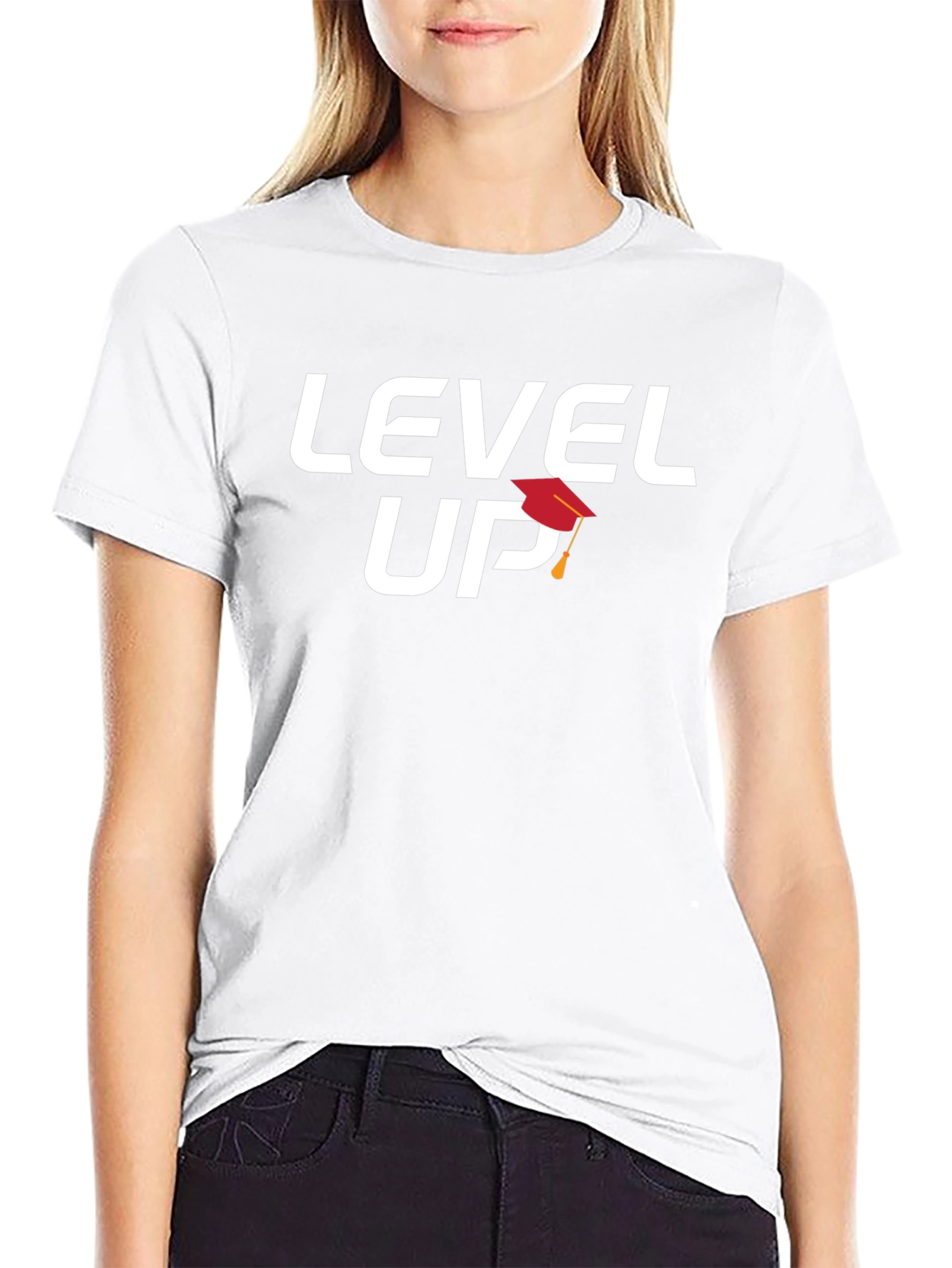 Level Up Graduation T-Shirt - Stylish Grad Tee