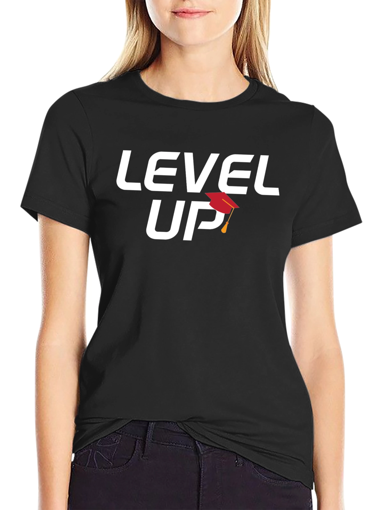 Level Up Graduation T-Shirt - Stylish Grad Tee