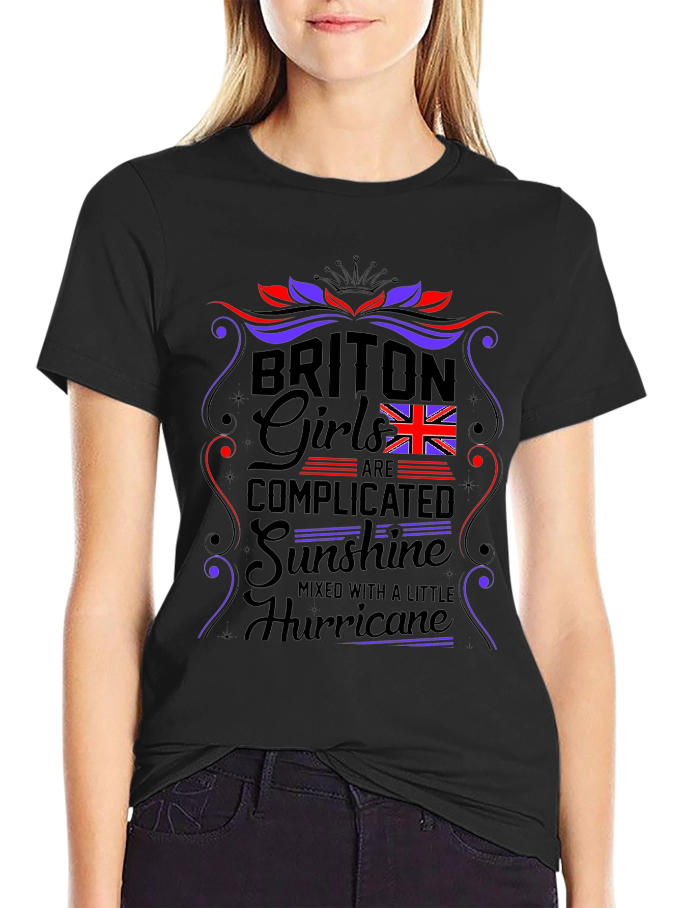 Briton Girls T-Shirt - Complicated Sunshine Hurricane