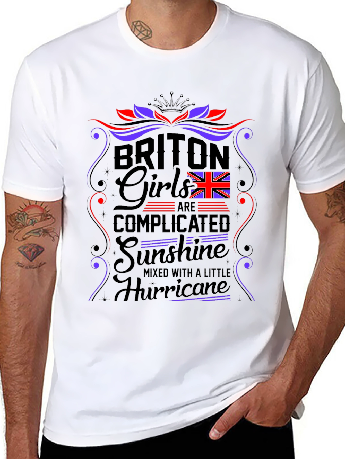 Briton Girls T-Shirt - Complicated Sunshine Hurricane