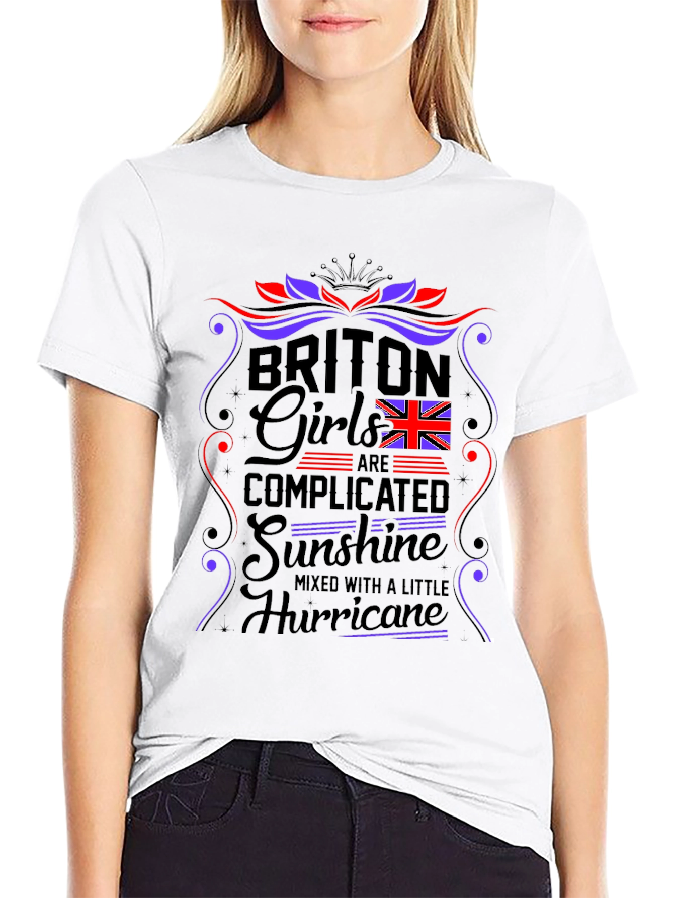 Briton Girls T-Shirt - Complicated Sunshine Hurricane