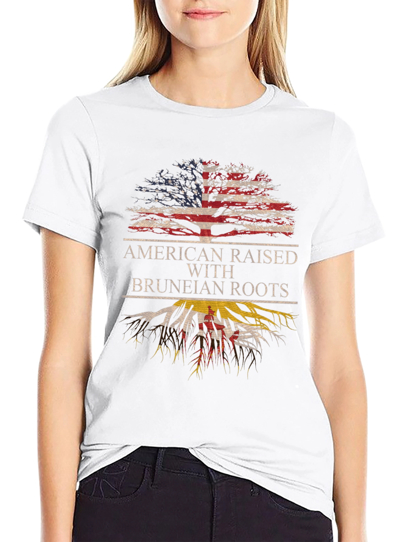 American Raised with Bruneian Roots T-Shirt