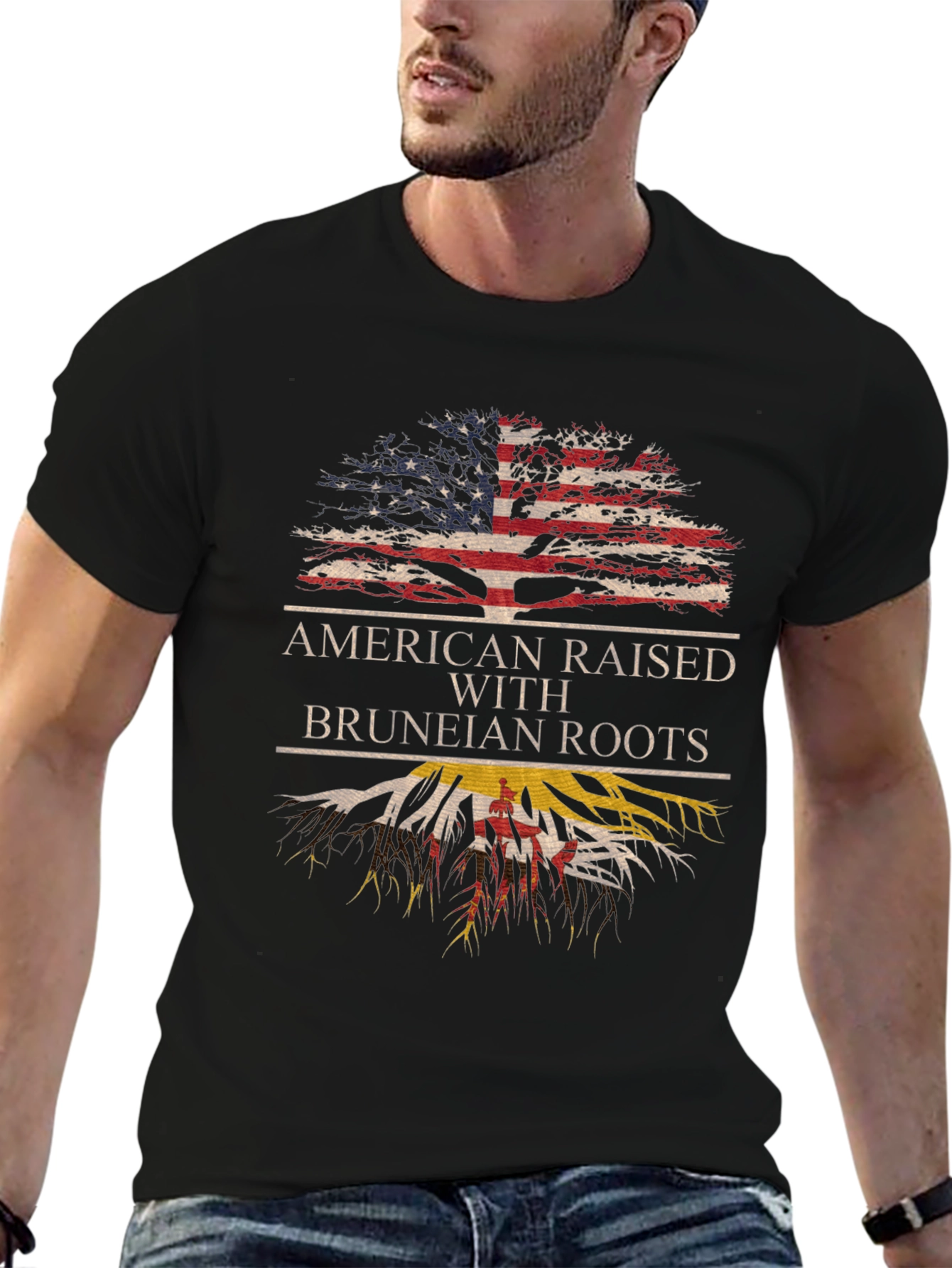 American Raised with Bruneian Roots T-Shirt