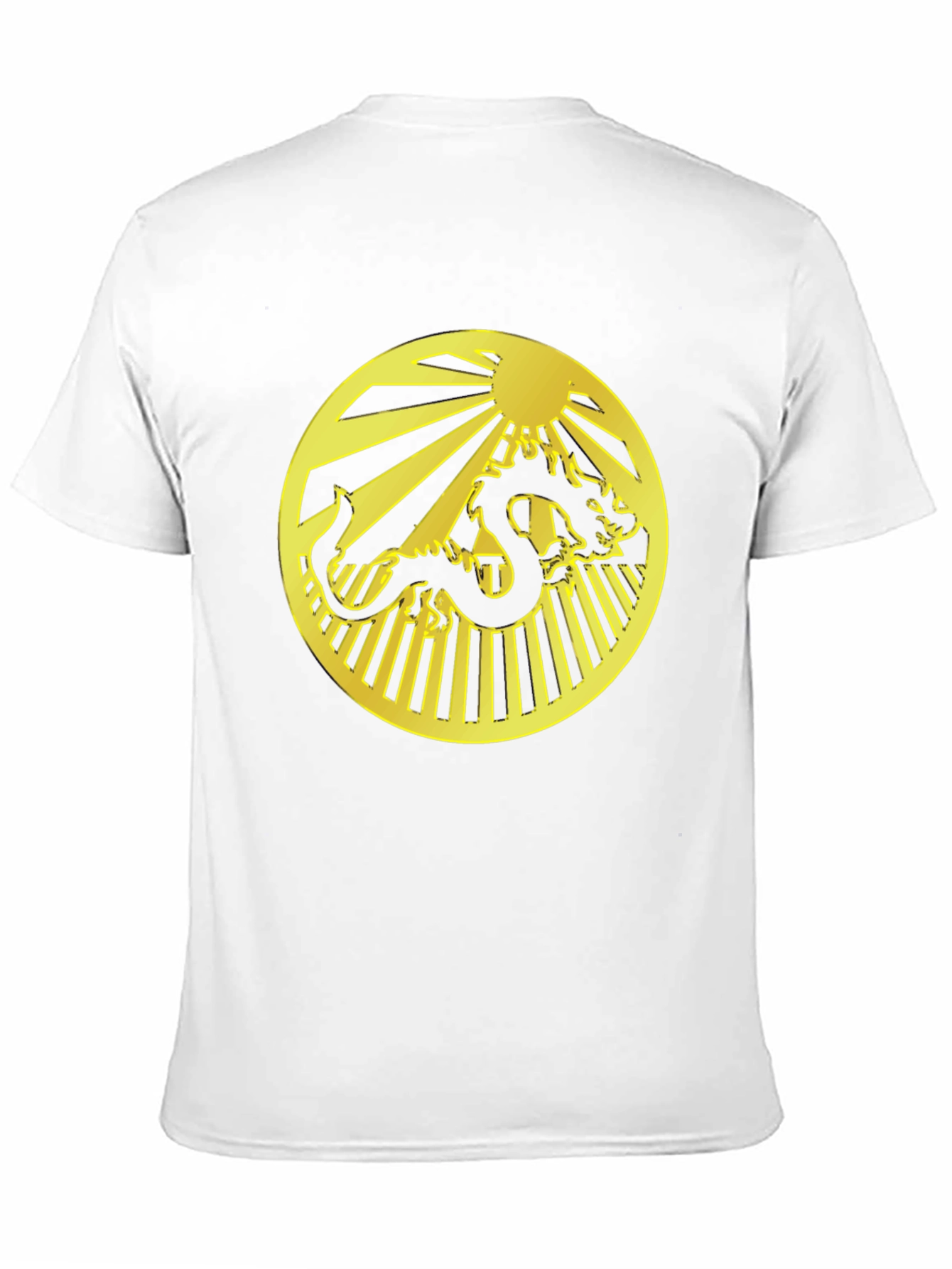Dragon Circle Graphic Black T-Shirt