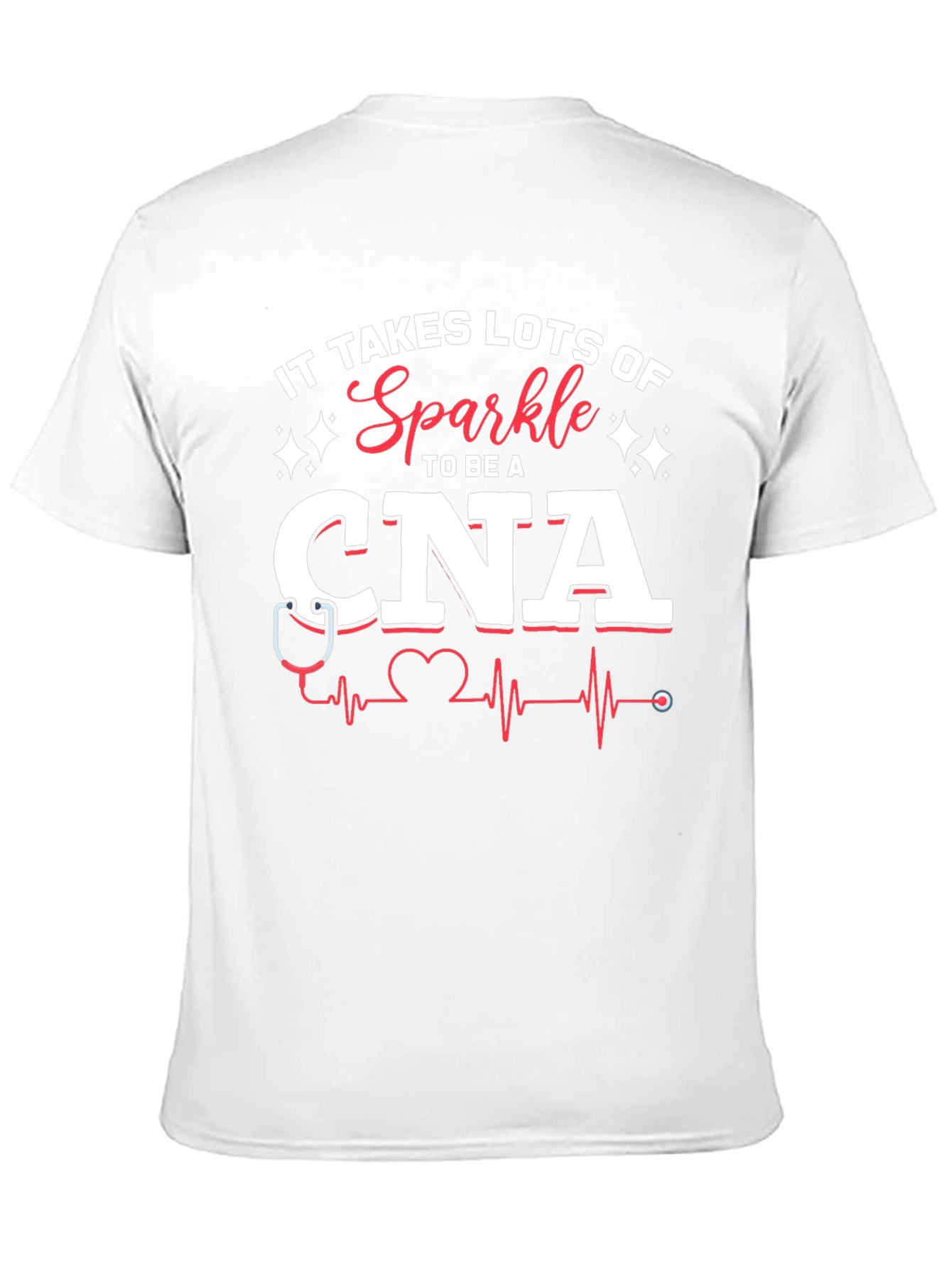 Sparkle CNA T-Shirt - Certified Nursing Assistant Apparel